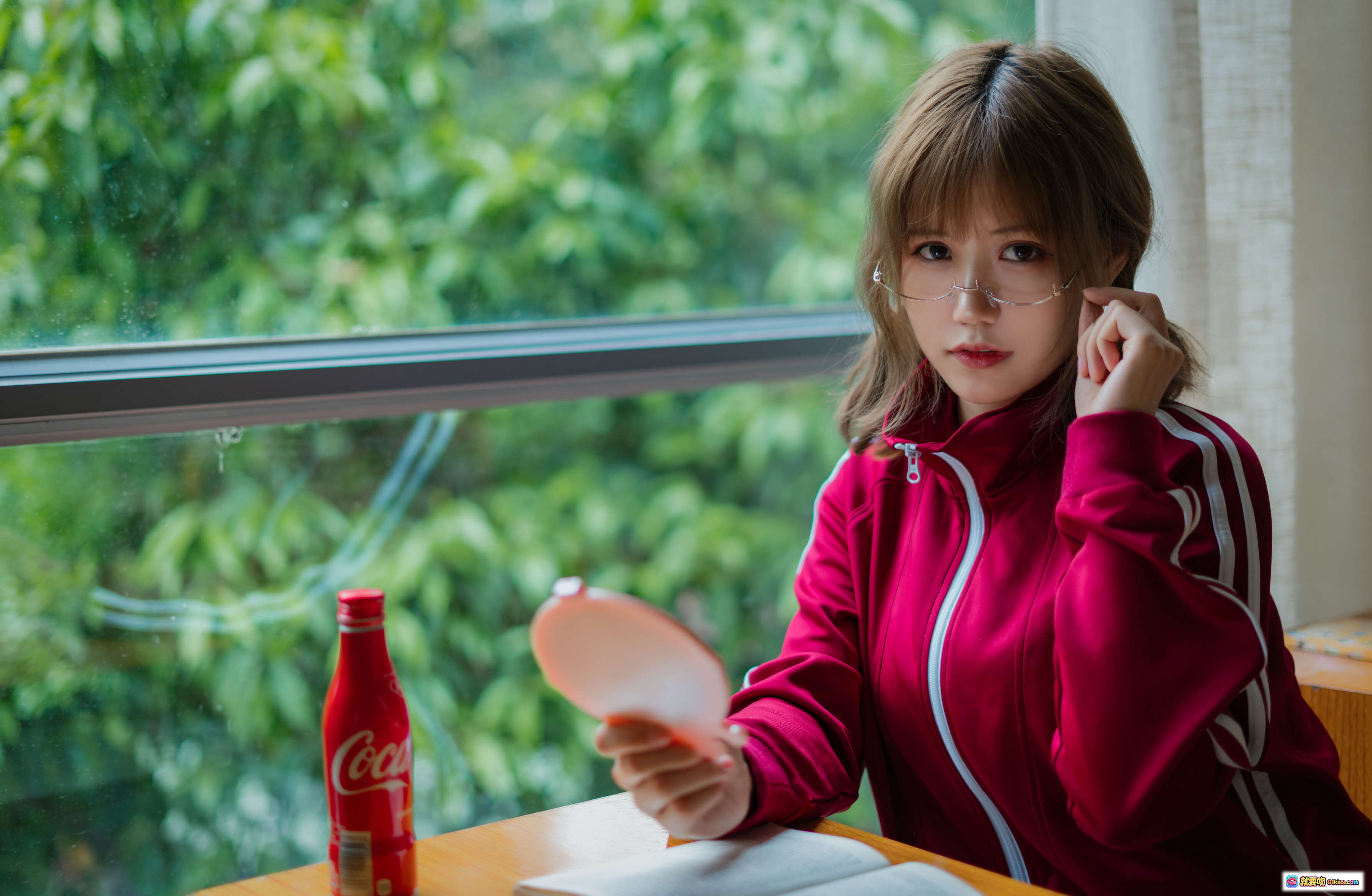 图片[6] - 小仓千代红色体操服白丝美腿写真48P高清图集NO.004 - 就要吻