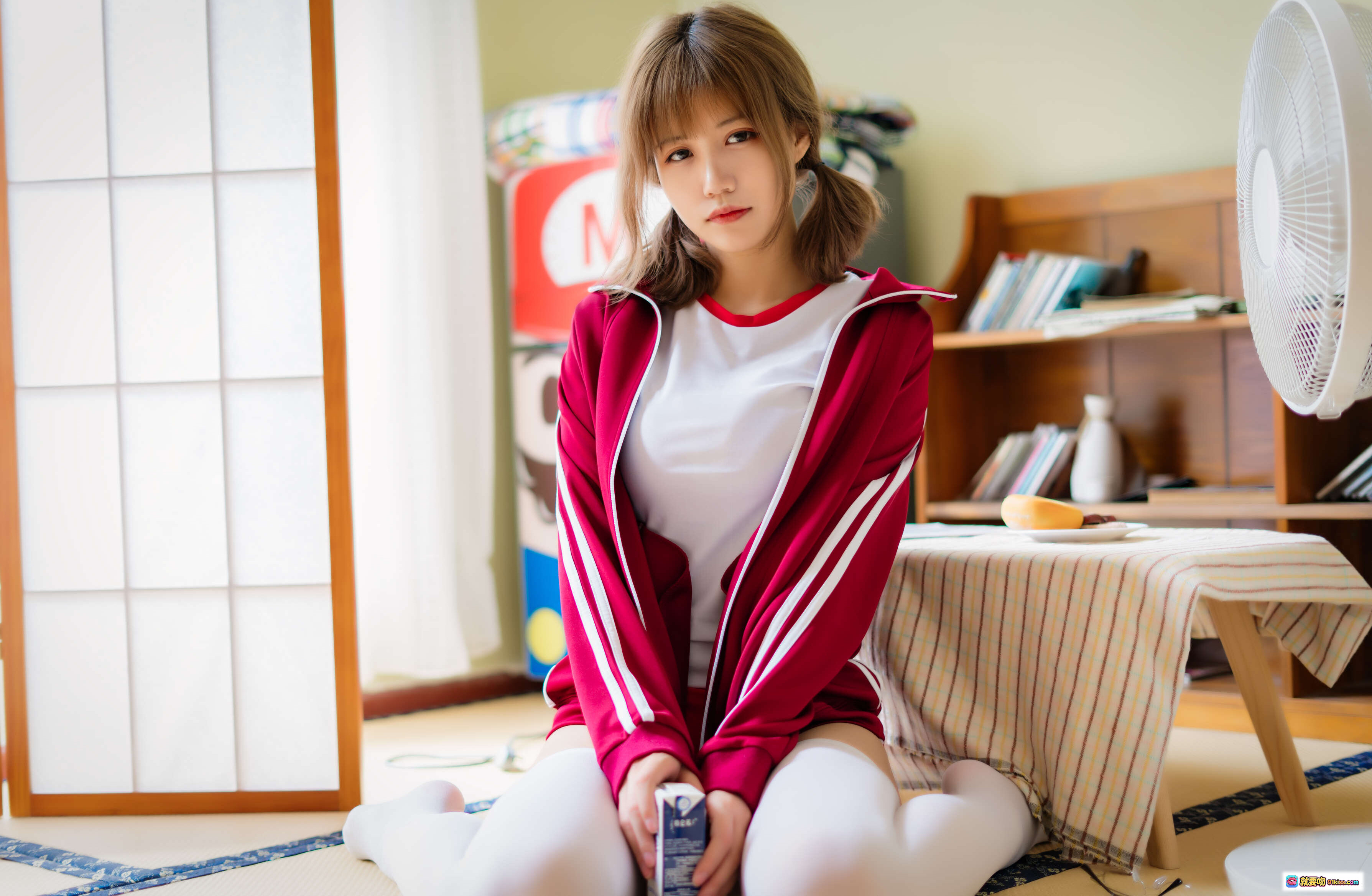 图片[7] - 小仓千代红色体操服白丝美腿写真48P高清图集NO.004 - 就要吻