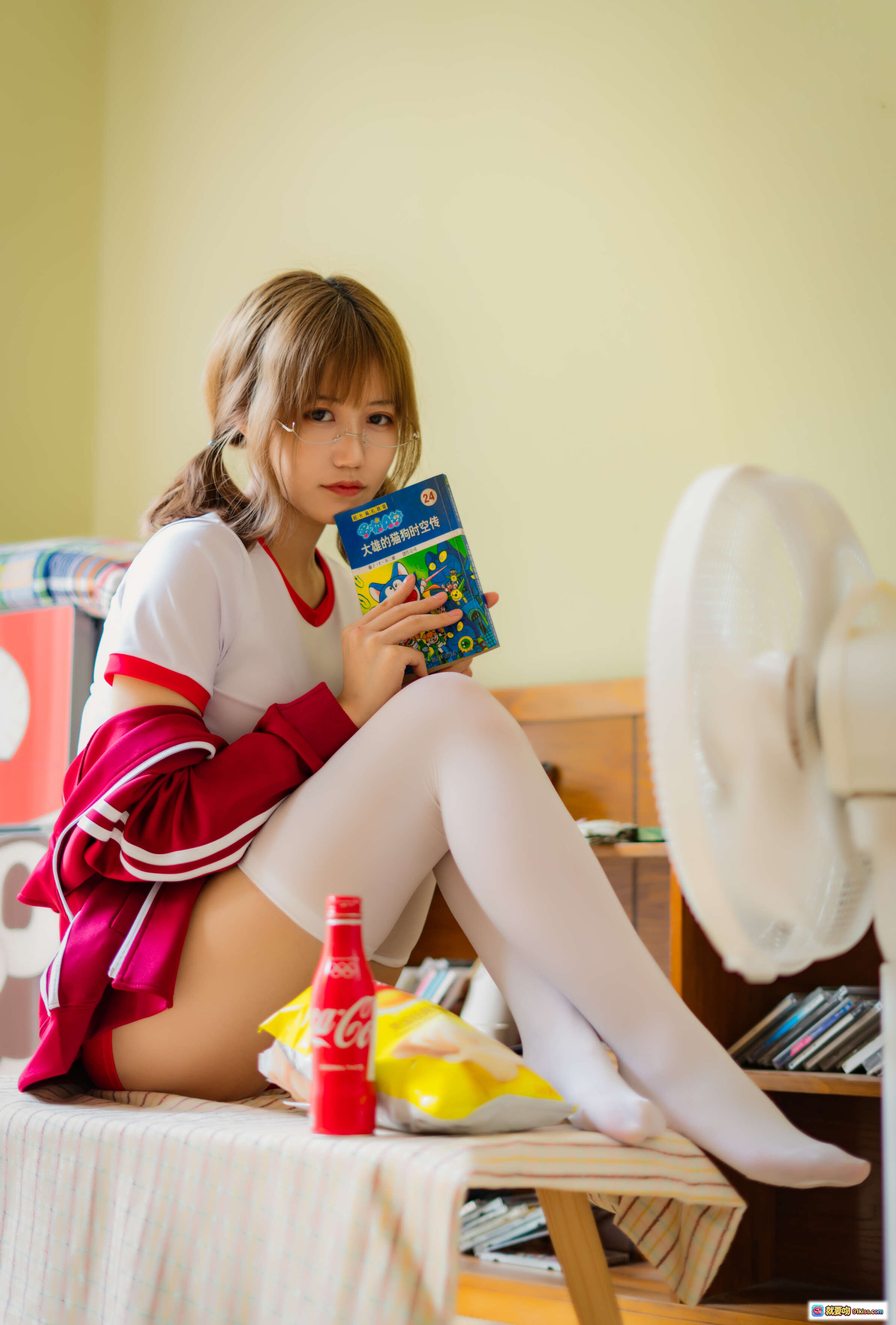 图片[5] - 小仓千代红色体操服白丝美腿写真48P高清图集NO.004 - 就要吻