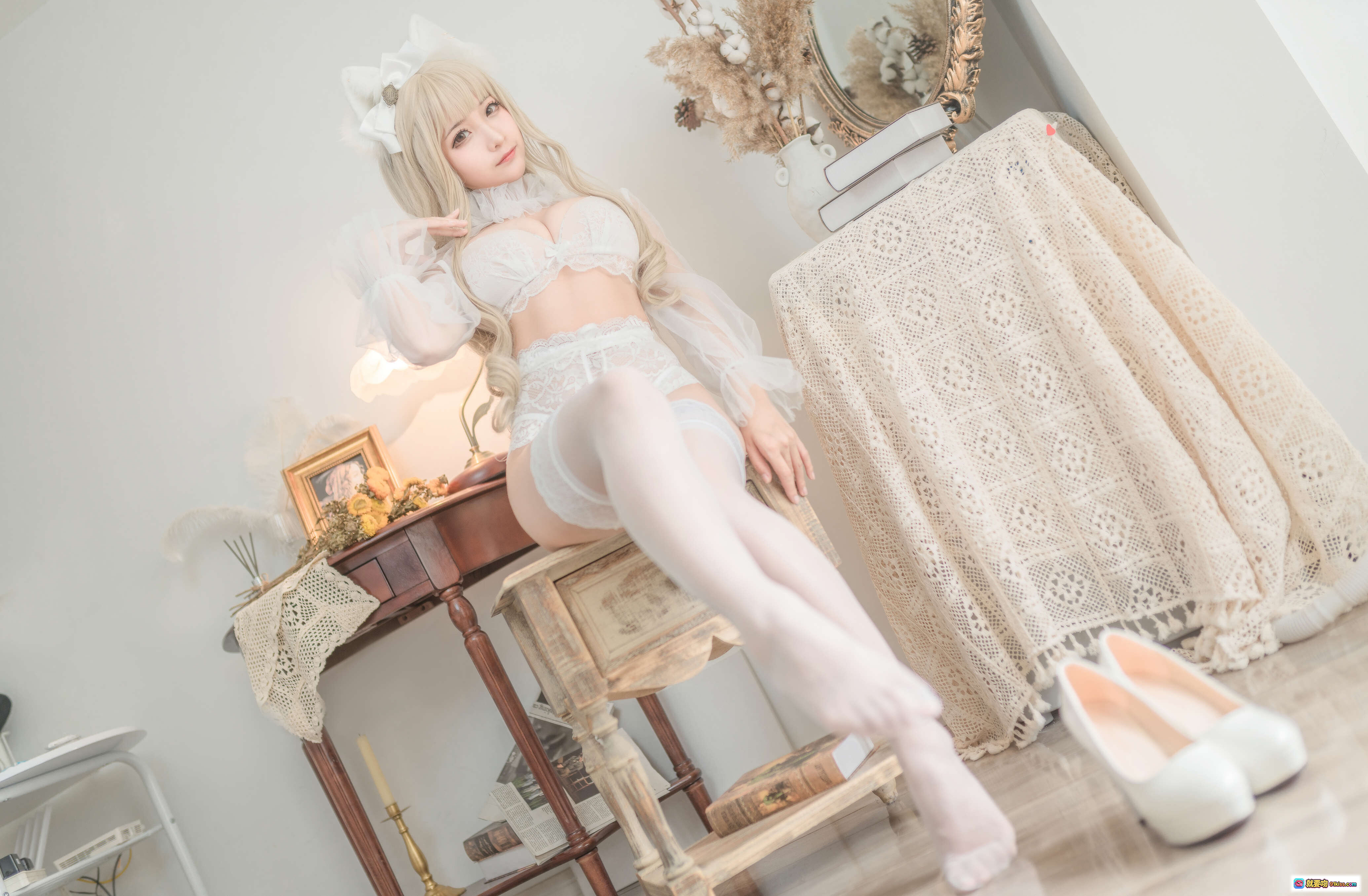 图片[8] - 蠢沫沫NO.058白猫写真集40P430MB高清美腿丝袜特写柔光浴室场景少女风摄影 - 就要吻