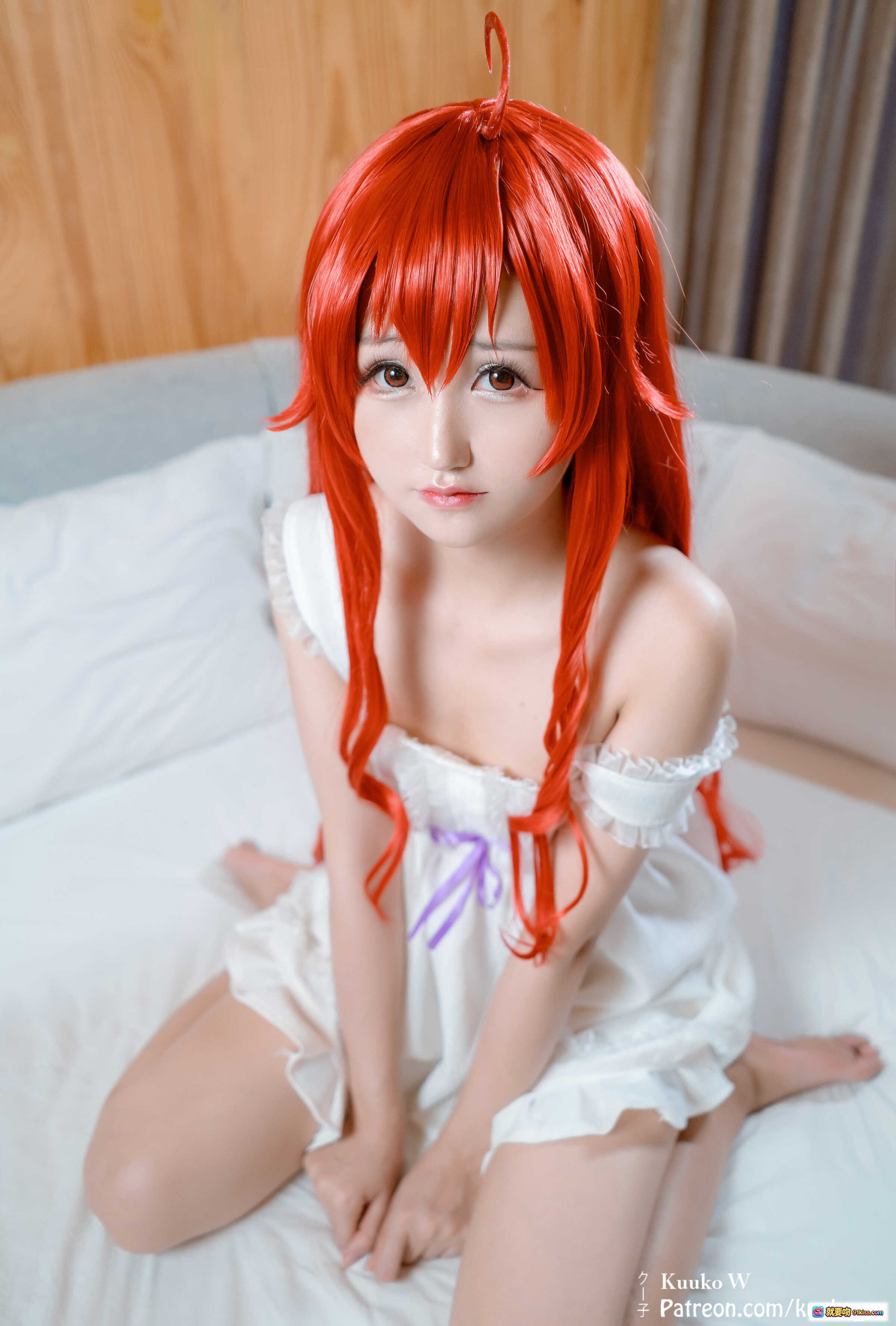 图片[9] - 越南妹KuukoW cos《无职转生》艾莉丝 白色猫耳浴袍+比基尼 写真集NO.054 16P高清美图 - 就要吻