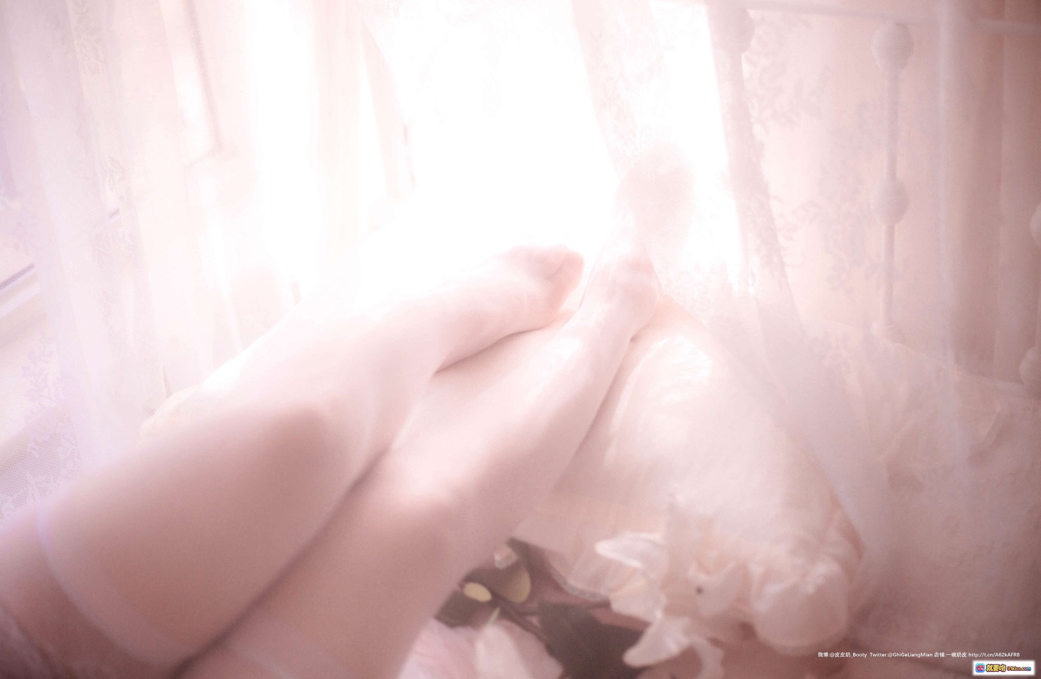 图片[10] - 皮皮奶NO.027朦胧婚纱写真 66P高清蕾丝内衣性感美胸白纱轻透柔光氛围感私房摄影 - 就要吻