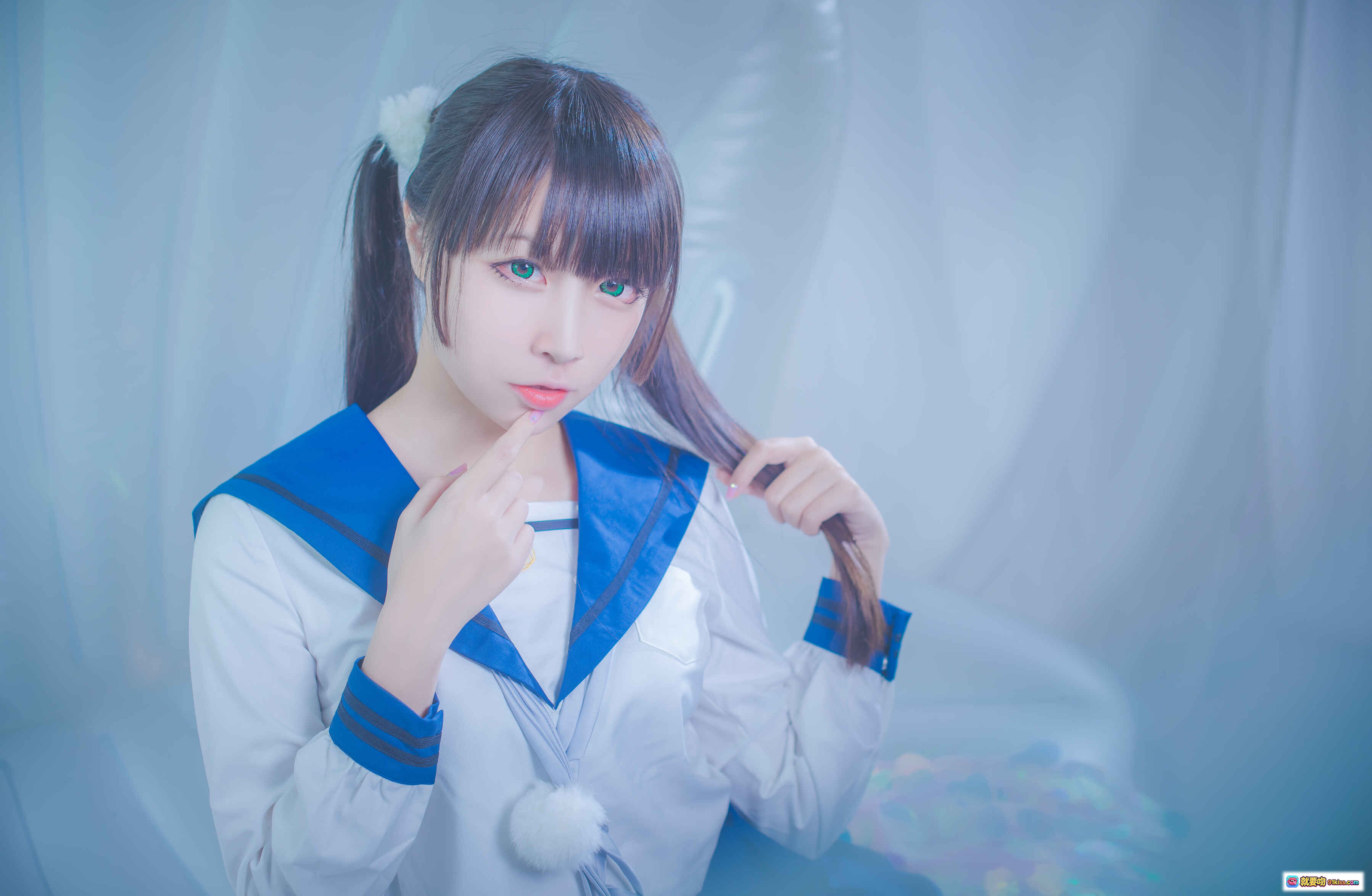图片[10] - 二佐Nisa NO.056 水手服写真 白丝美腿 闪耀光斑 蓝白制服 甜美少女风 高清17P 155MB - 就要吻