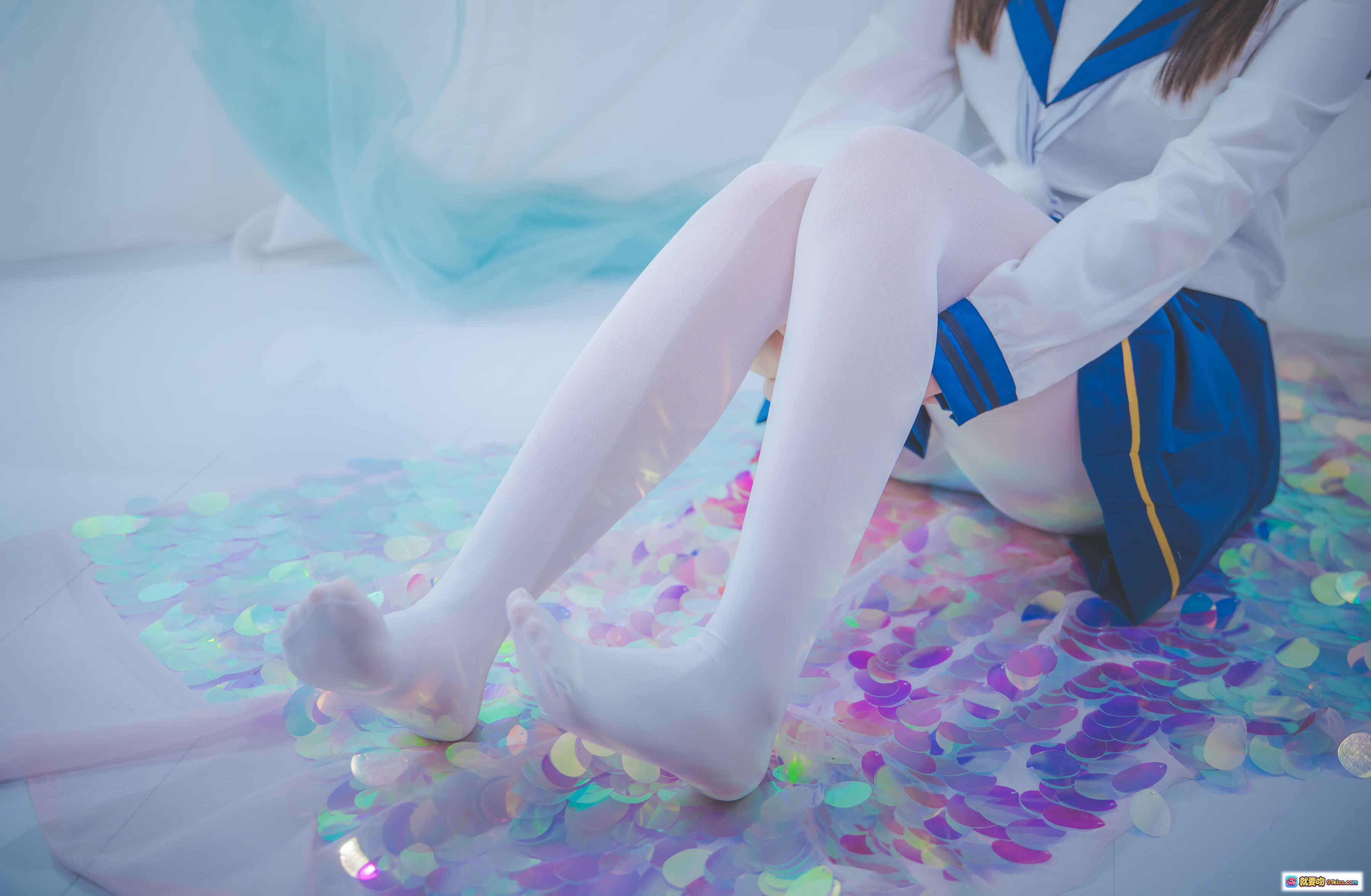 图片[2] - 二佐Nisa NO.056 水手服写真 白丝美腿 闪耀光斑 蓝白制服 甜美少女风 高清17P 155MB - 就要吻