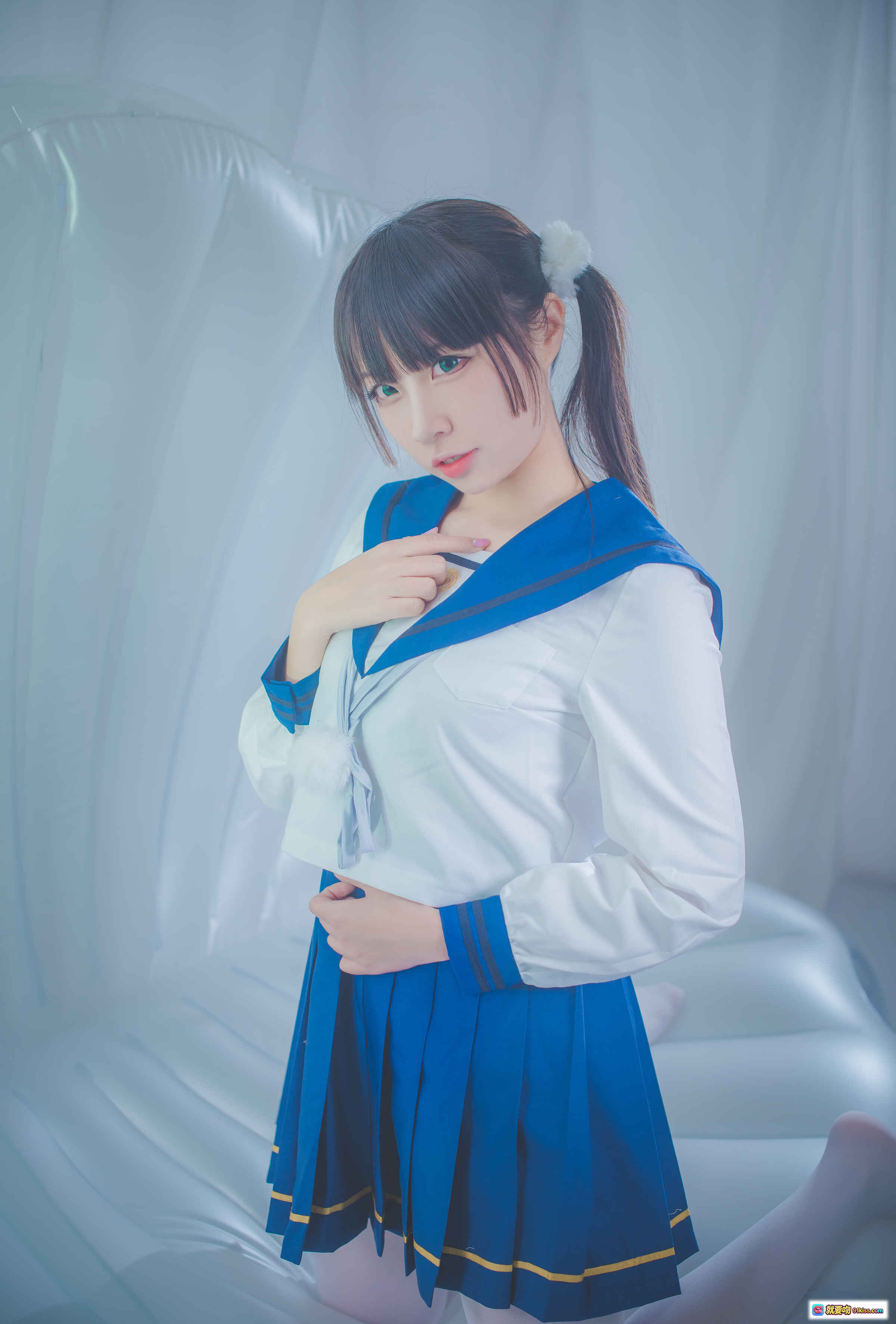 图片[9] - 二佐Nisa NO.056 水手服写真 白丝美腿 闪耀光斑 蓝白制服 甜美少女风 高清17P 155MB - 就要吻