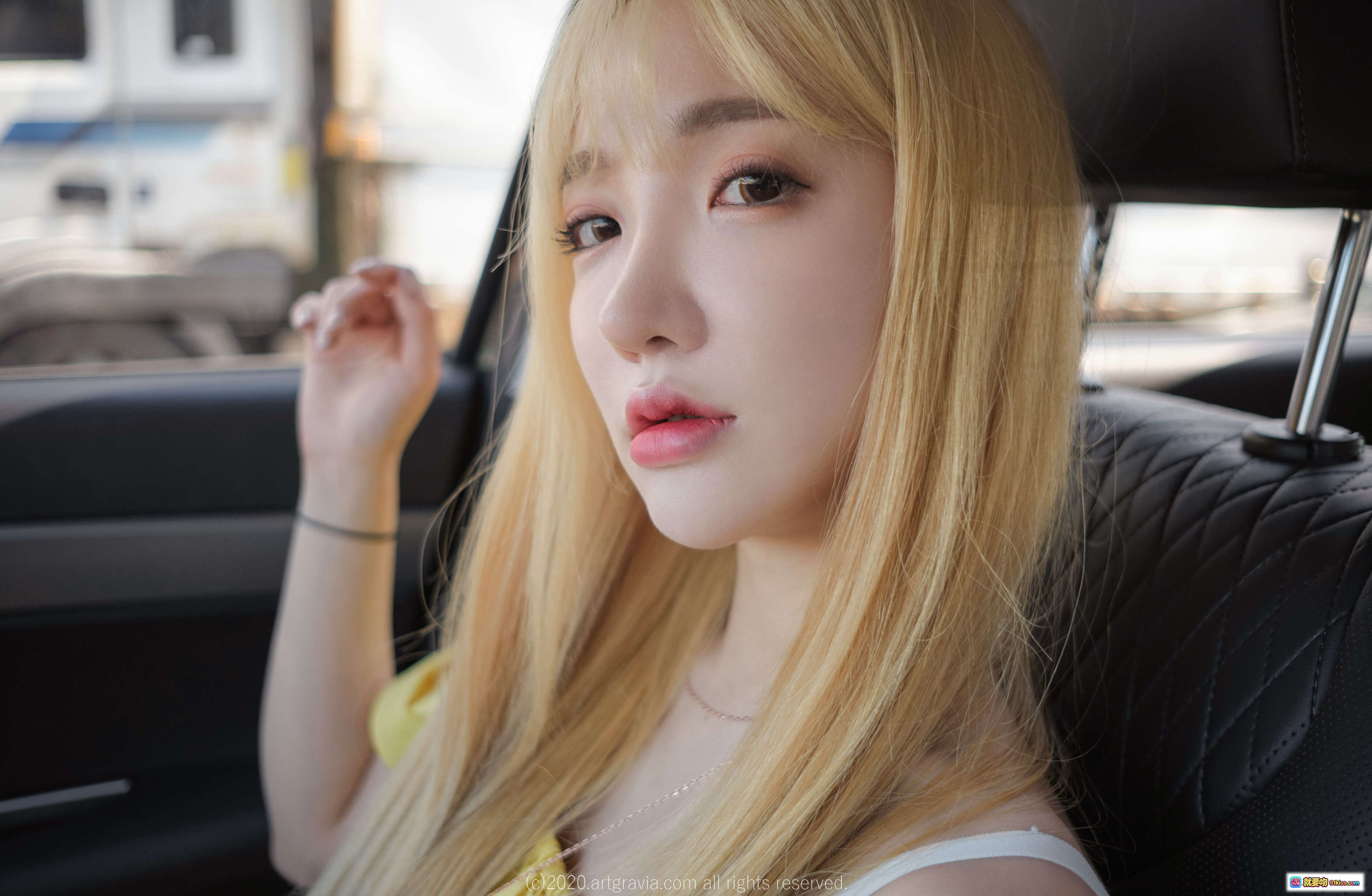 图片[8] - 孫樂樂002 ARTGRAVIA_VOL173 黑色蕾絲內衣 項圈手銬腳鐐 情趣寫真 床上誘惑造型 粉黑配色 精緻蝴蝶結 美腿特寫 私房攝影 - 就要吻