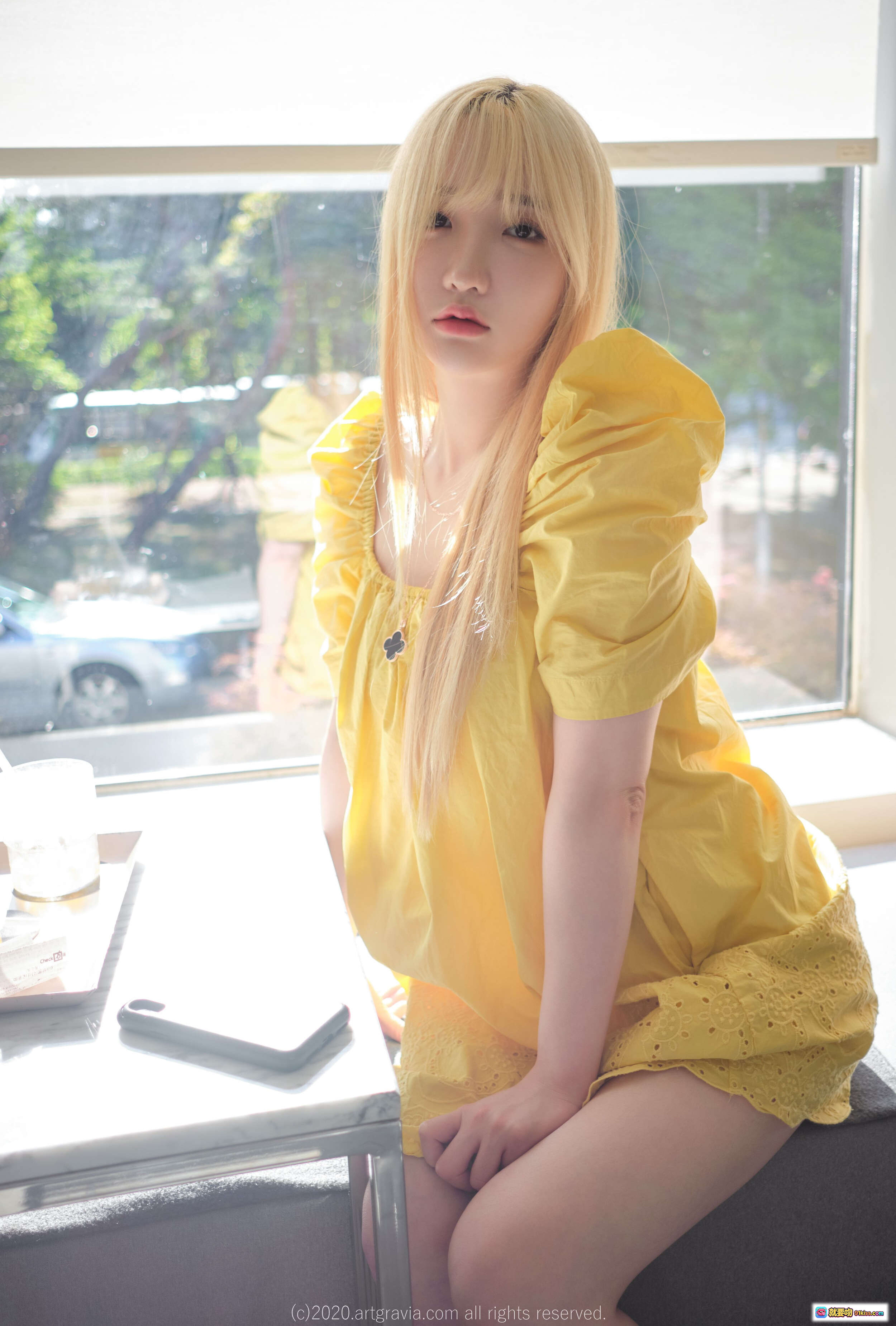 图片[10] - 孫樂樂002 ARTGRAVIA_VOL173 黑色蕾絲內衣 項圈手銬腳鐐 情趣寫真 床上誘惑造型 粉黑配色 精緻蝴蝶結 美腿特寫 私房攝影 - 就要吻