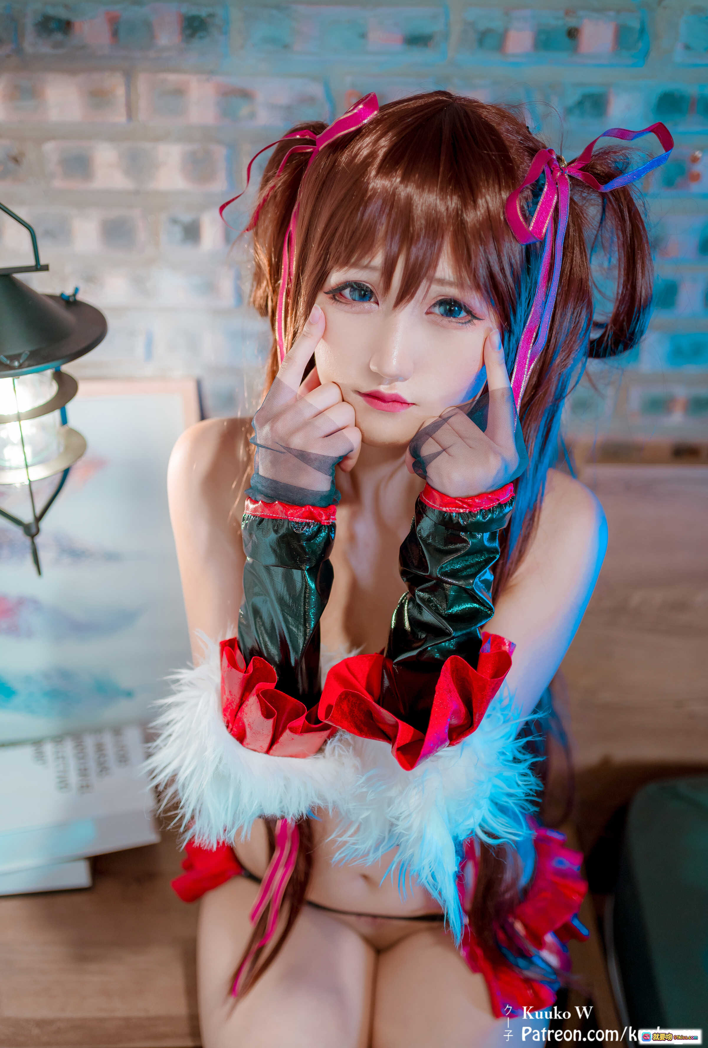 图片[2] - 越南妹KuukoW NO.026 Taimanin Yukikaze 红裙黑丝美臀特写 时尚性感写真集 - 就要吻