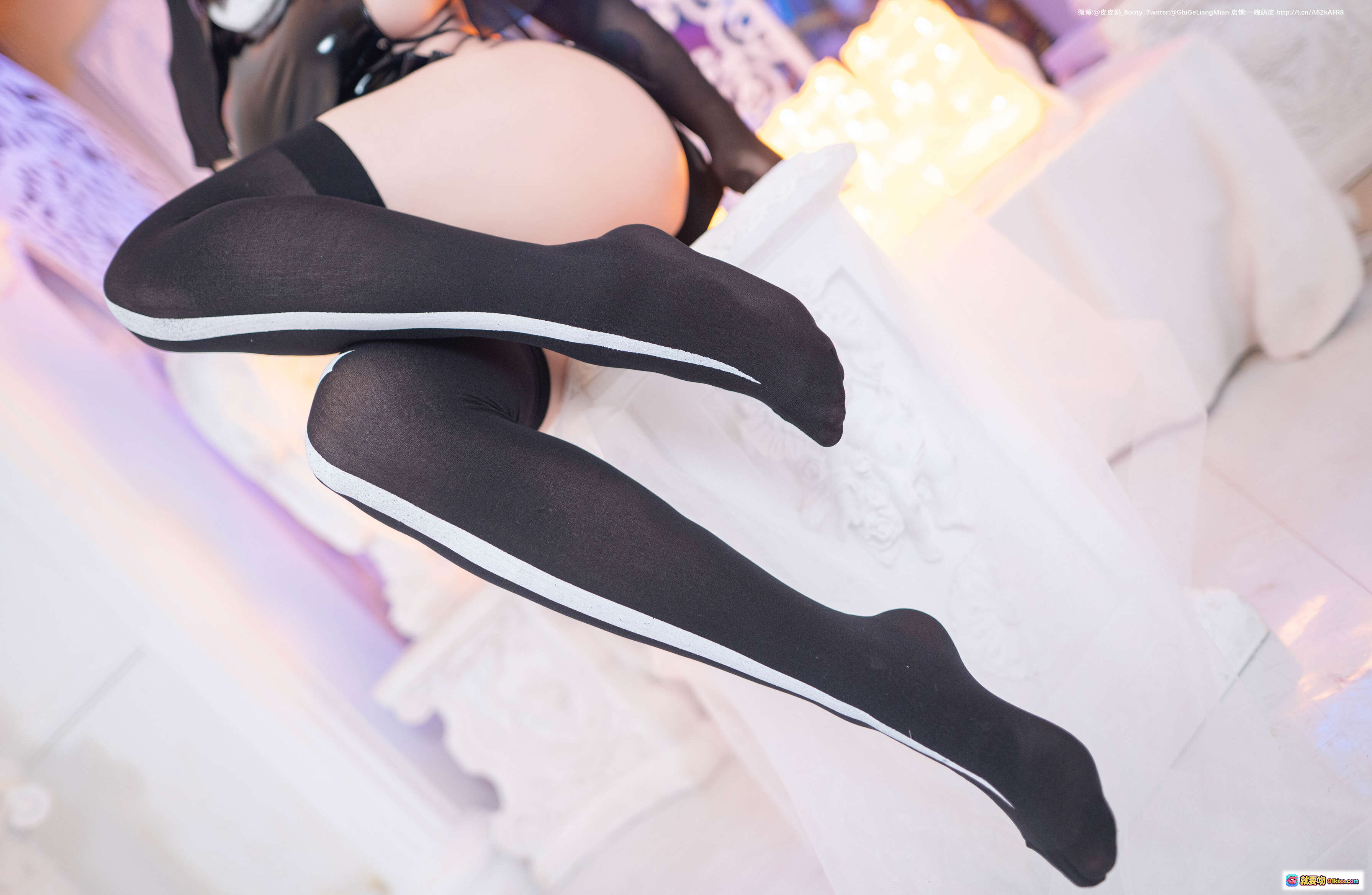 图片[2] - 皮皮奶NO.030系带修女写真｜黑丝美腿性感诱惑｜55P高清图集｜优雅姿势私房摄影 - 就要吻