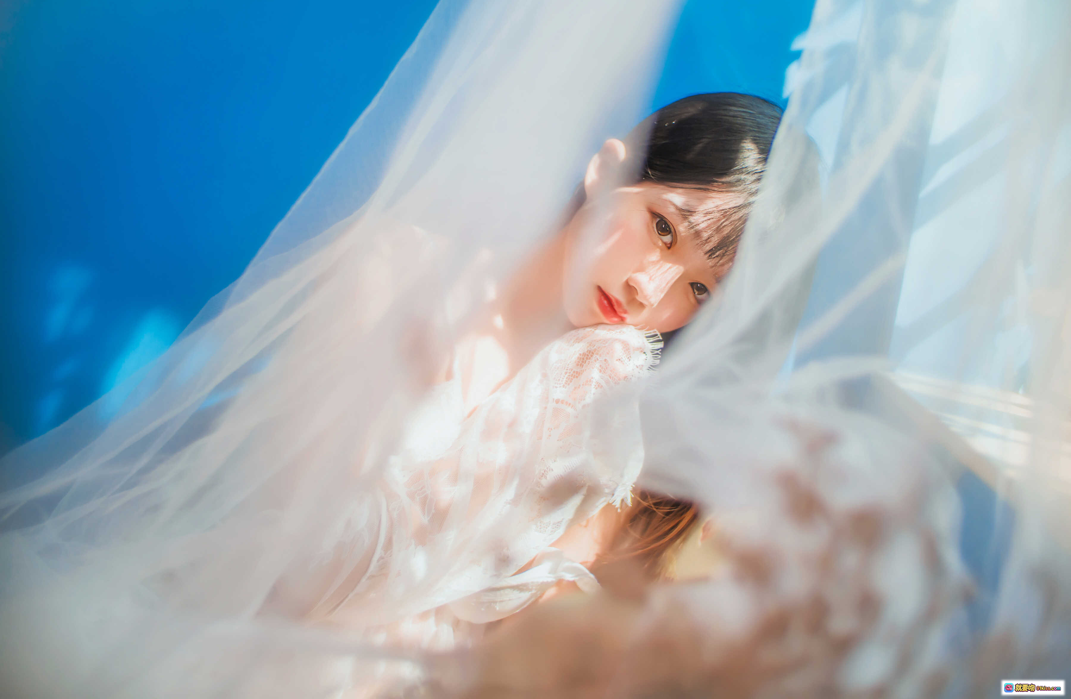 桜桃喵013小少女私房写真｜清新甜美少女风｜薄纱朦胧光影｜高清50P美图收藏 - 就要吻