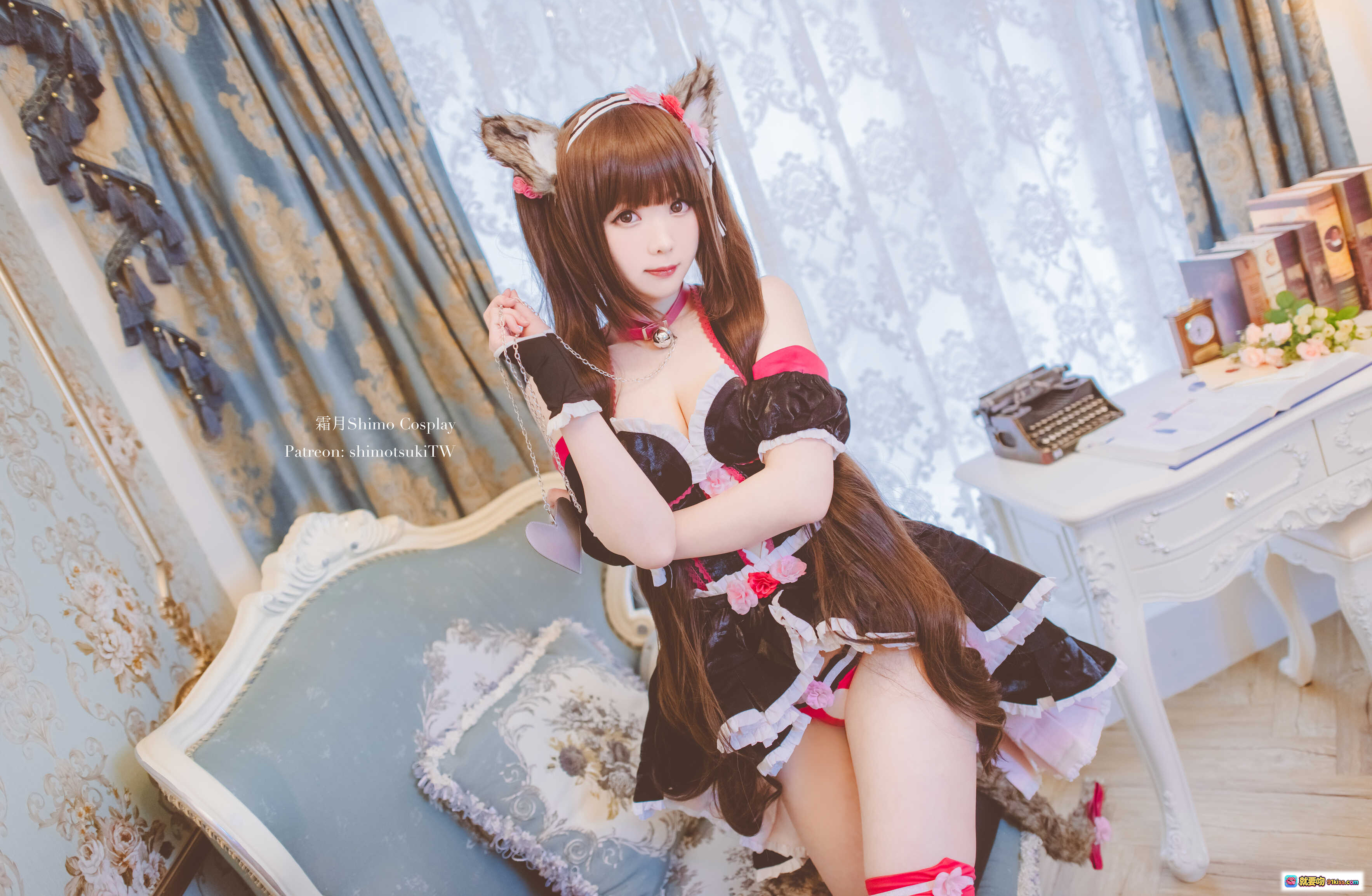 图片[5] - 霜月Shimo Cosplay巧克力角色写真 | 猫耳女仆装 | 甜美系Coser | 高清16P图集 | 日系萌系风格 - 就要吻
