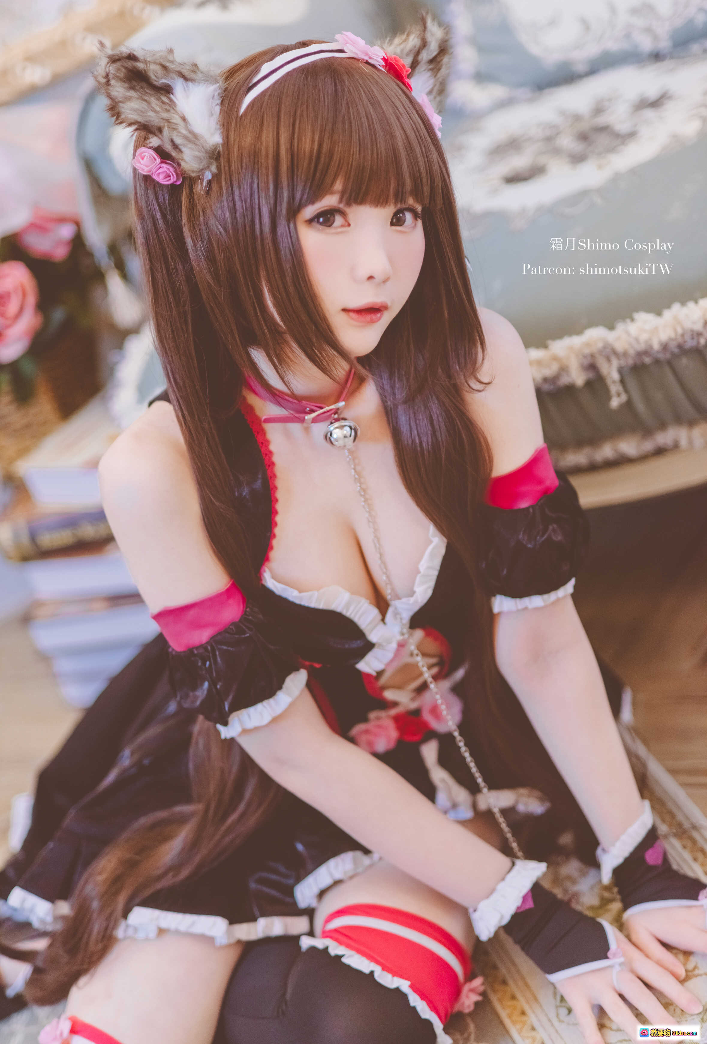 图片[10] - 霜月Shimo Cosplay巧克力角色写真 | 猫耳女仆装 | 甜美系Coser | 高清16P图集 | 日系萌系风格 - 就要吻