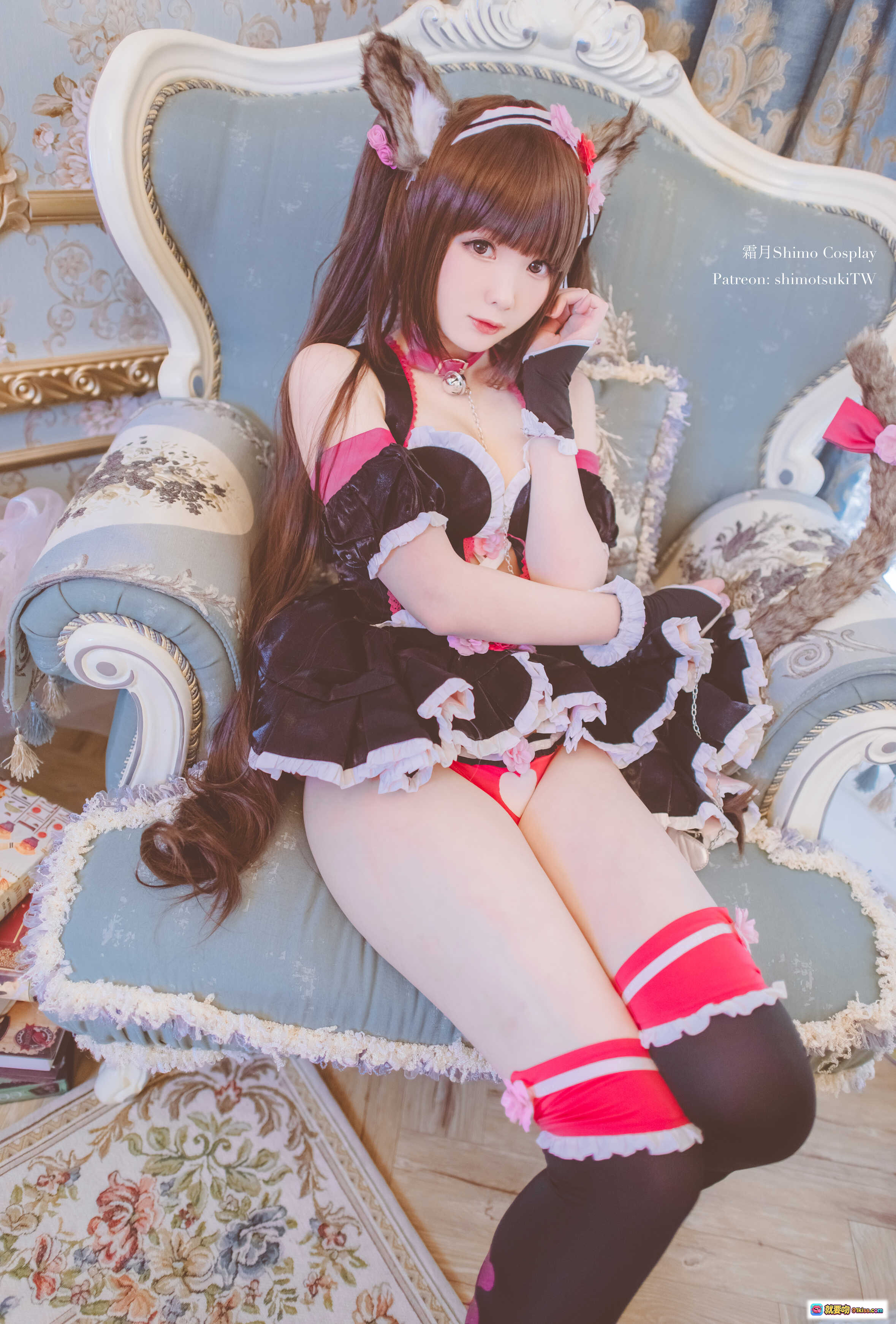图片[7] - 霜月Shimo Cosplay巧克力角色写真 | 猫耳女仆装 | 甜美系Coser | 高清16P图集 | 日系萌系风格 - 就要吻