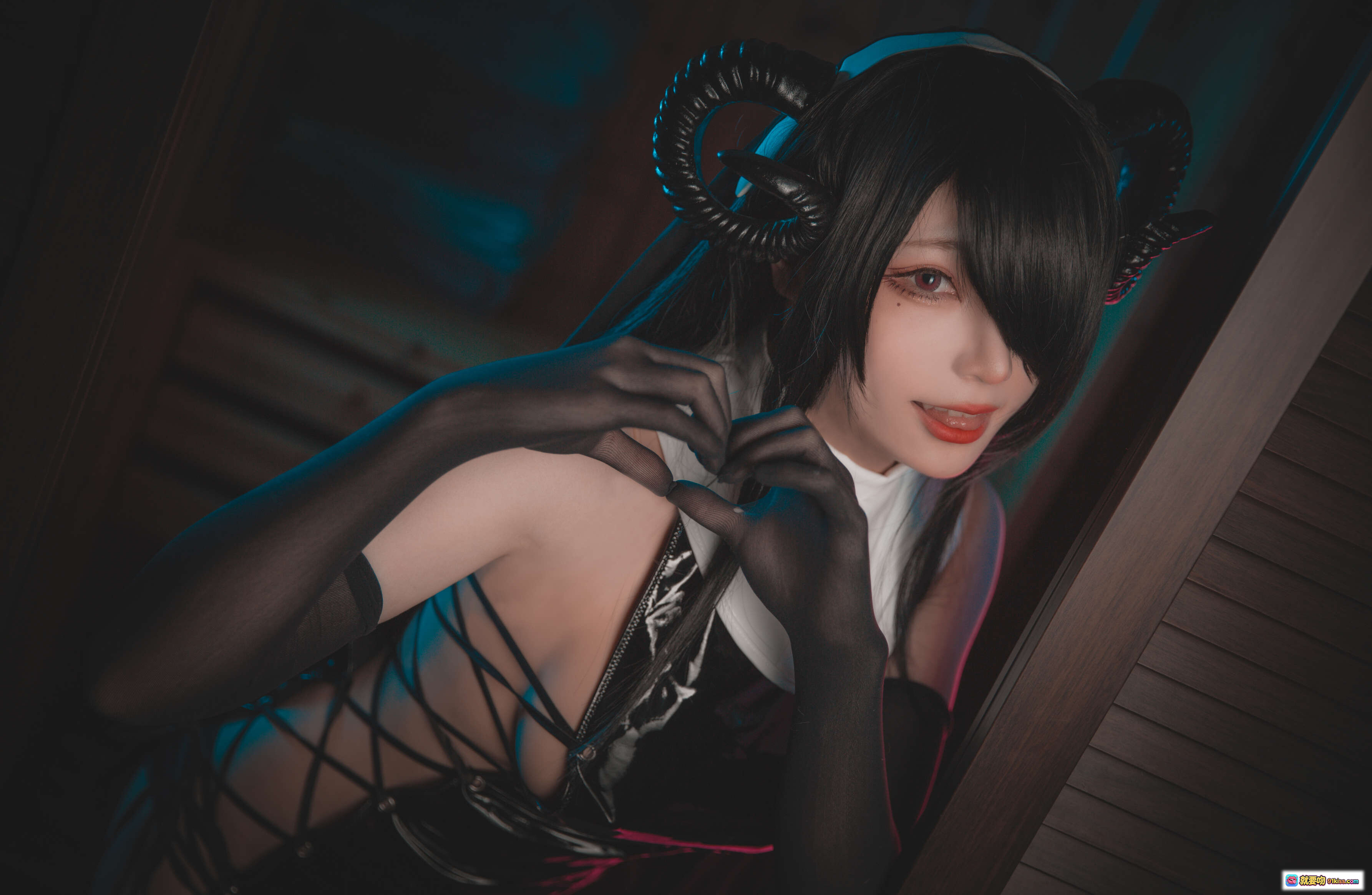 图片[3] - 起司块wii NO.019 魅魔修女写真 44P高清黑丝美臀诱惑 暗黑系性感Cosplay摄影集 - 就要吻