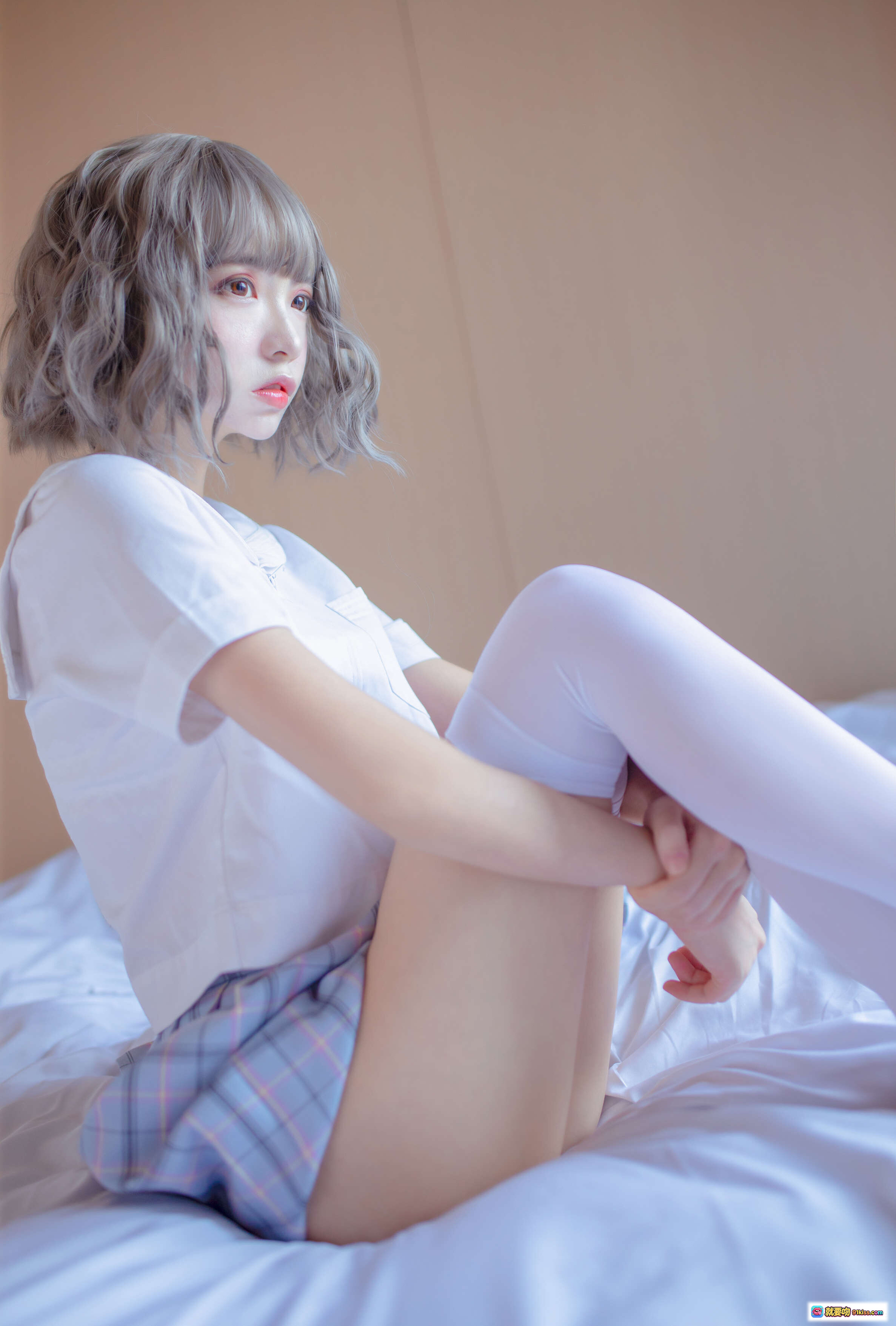 图片[3] - 疯猫ss NO.100 思绪本 30P高清写真 白色丝袜美腿特写 床上慵懒姿态 2.03GB大容量摄影集 - 就要吻