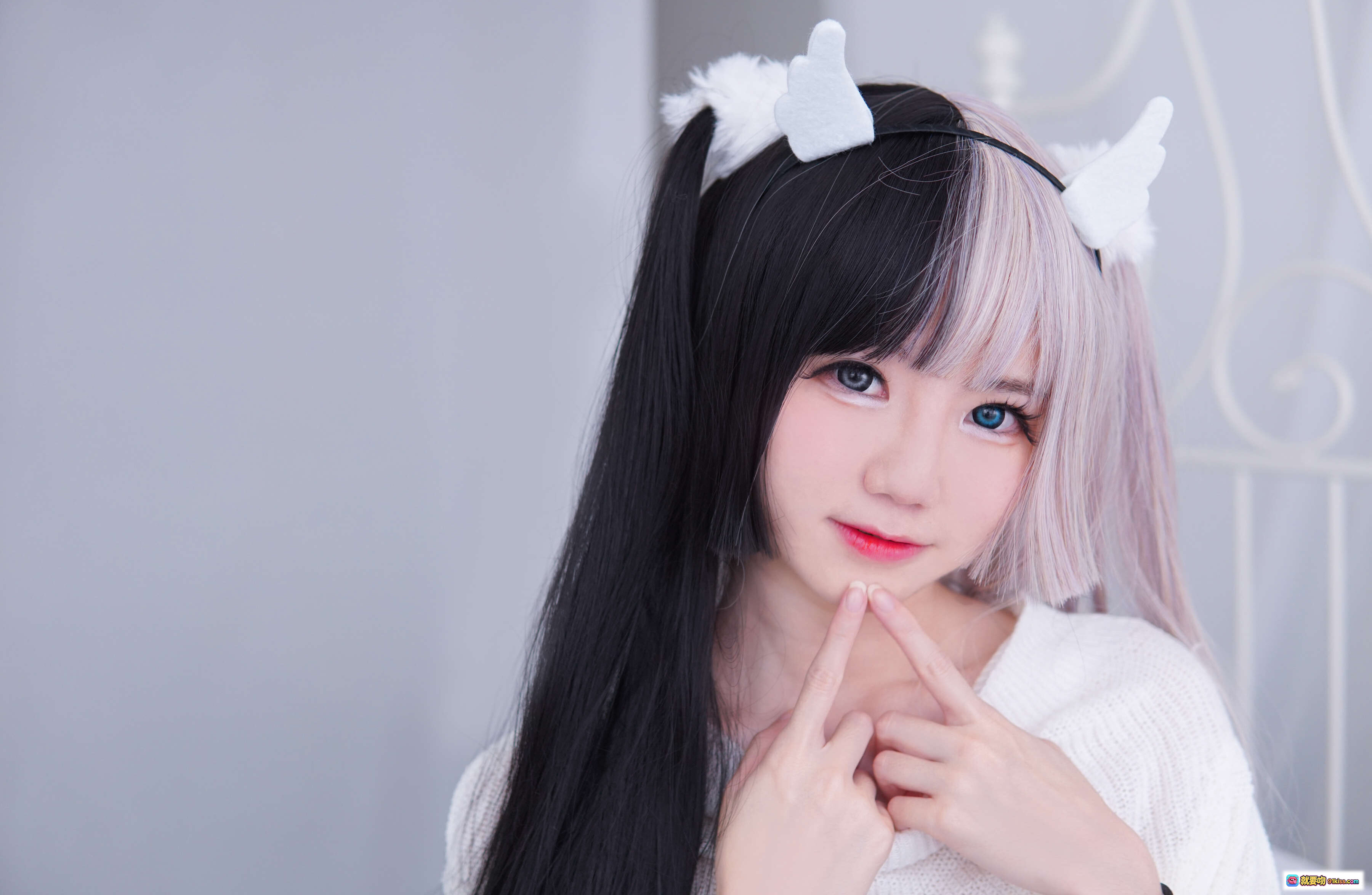 图片[2] - Sally Dorasnow NO.003 Angel Lucina 白丝蕾丝美腿床上写真 28P高清私房图集 - 就要吻