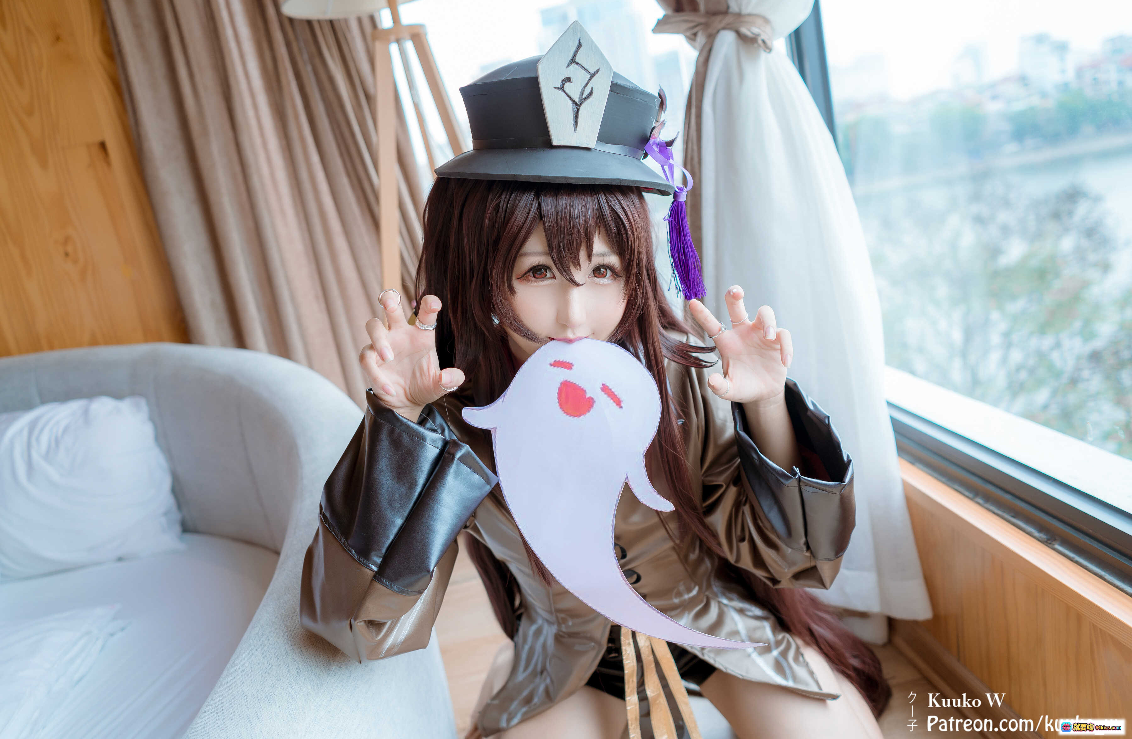 图片[2] - 越南妹KuukoW Cosplay原神胡桃NO.055性感写真21P高清图集 - 就要吻