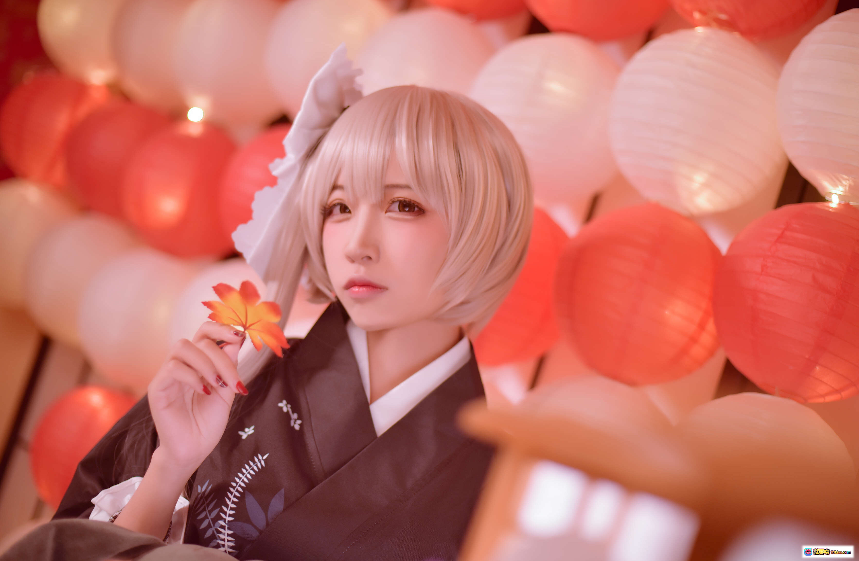 图片[7] - 二佐Nisa NO.048 穹妹和服写真 白丝美腿 日式榻榻米 70P高清图集 甜美少女风 无视频 - 就要吻