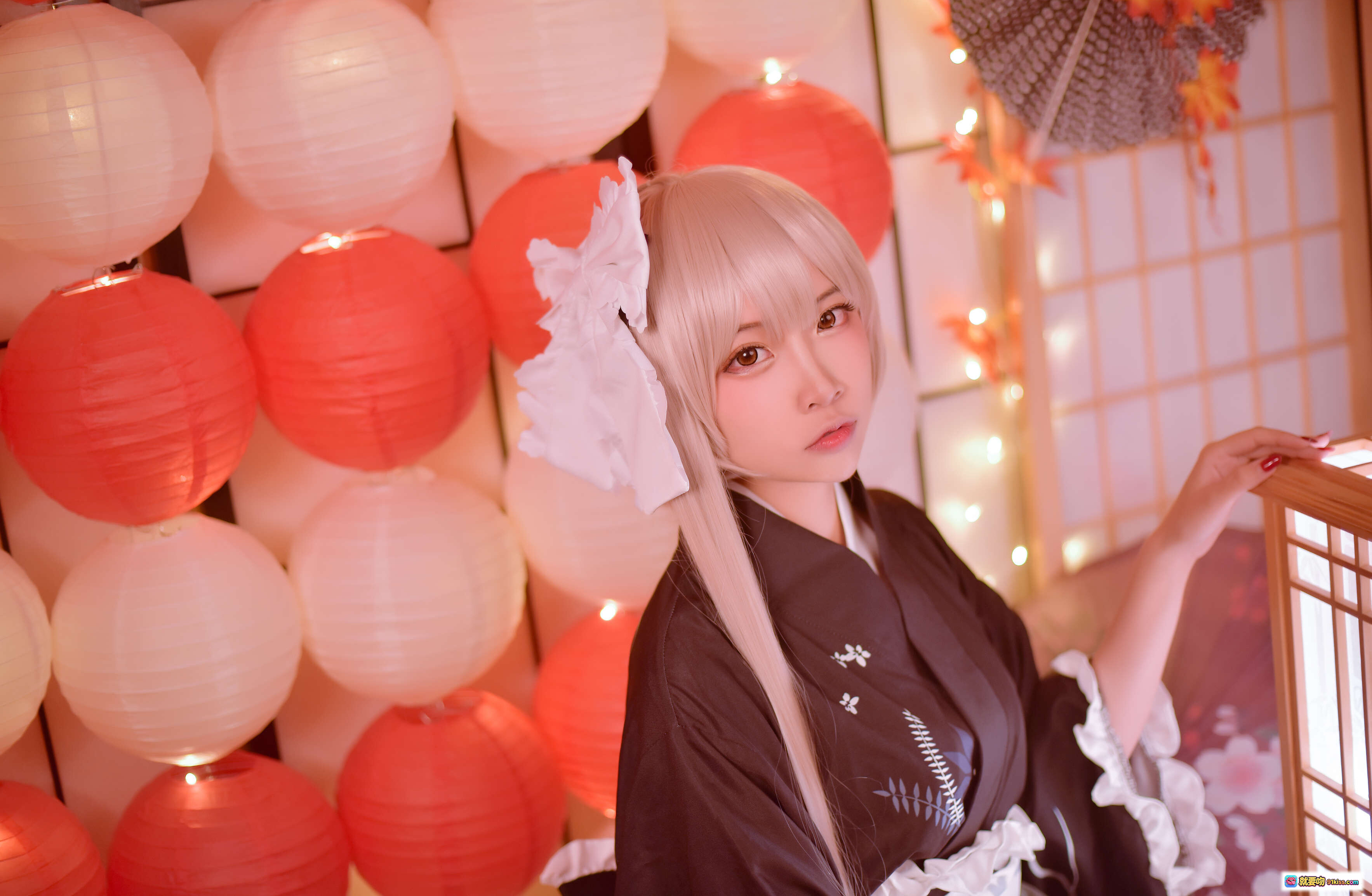 图片[3] - 二佐Nisa NO.048 穹妹和服写真 白丝美腿 日式榻榻米 70P高清图集 甜美少女风 无视频 - 就要吻