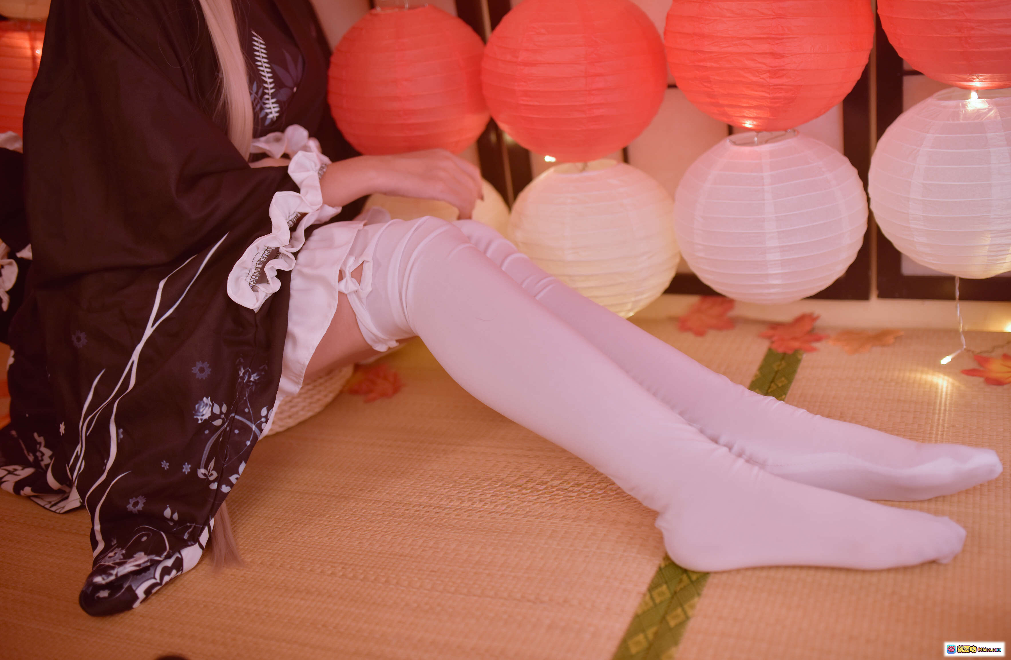 图片[5] - 二佐Nisa NO.048 穹妹和服写真 白丝美腿 日式榻榻米 70P高清图集 甜美少女风 无视频 - 就要吻