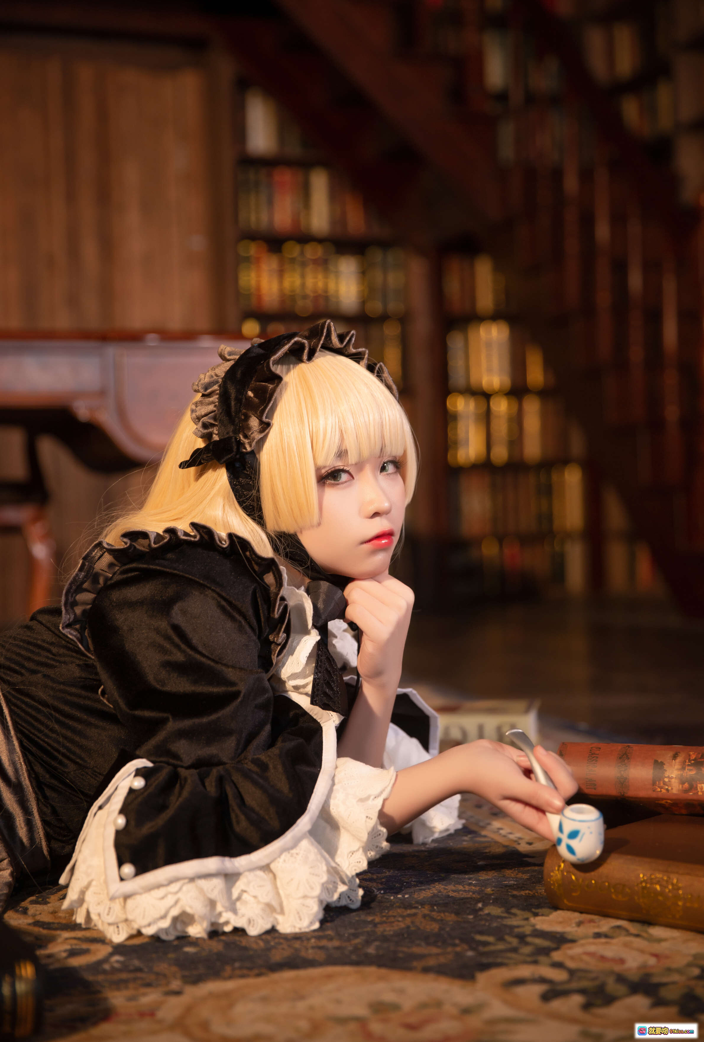图片[4] - Gosick Cosplay 精美洛丽塔裙装 图书馆场景 欧式复古风 17P高清图集 227MB下载 - 就要吻