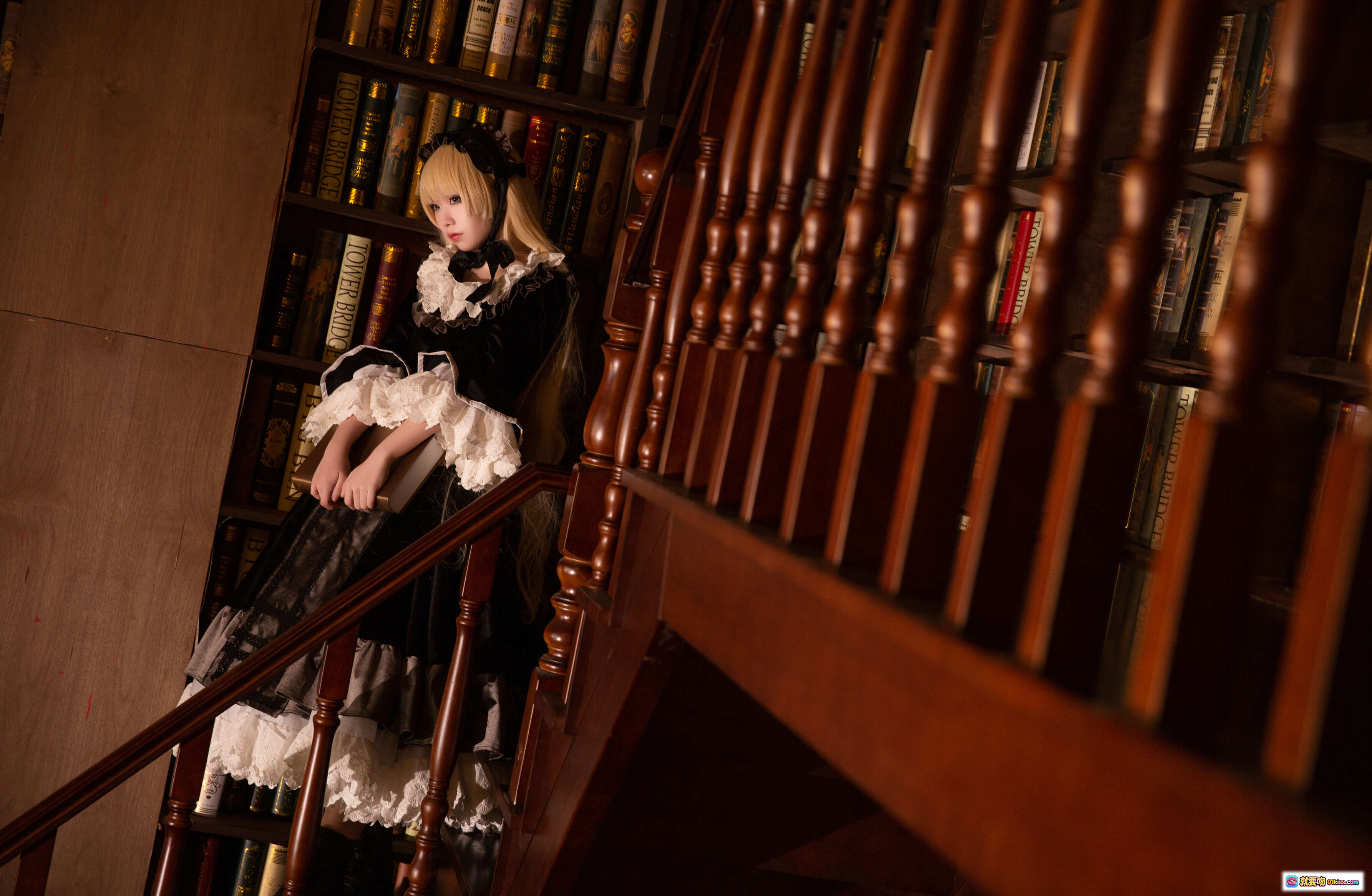 图片[8] - Gosick Cosplay 精美洛丽塔裙装 图书馆场景 欧式复古风 17P高清图集 227MB下载 - 就要吻