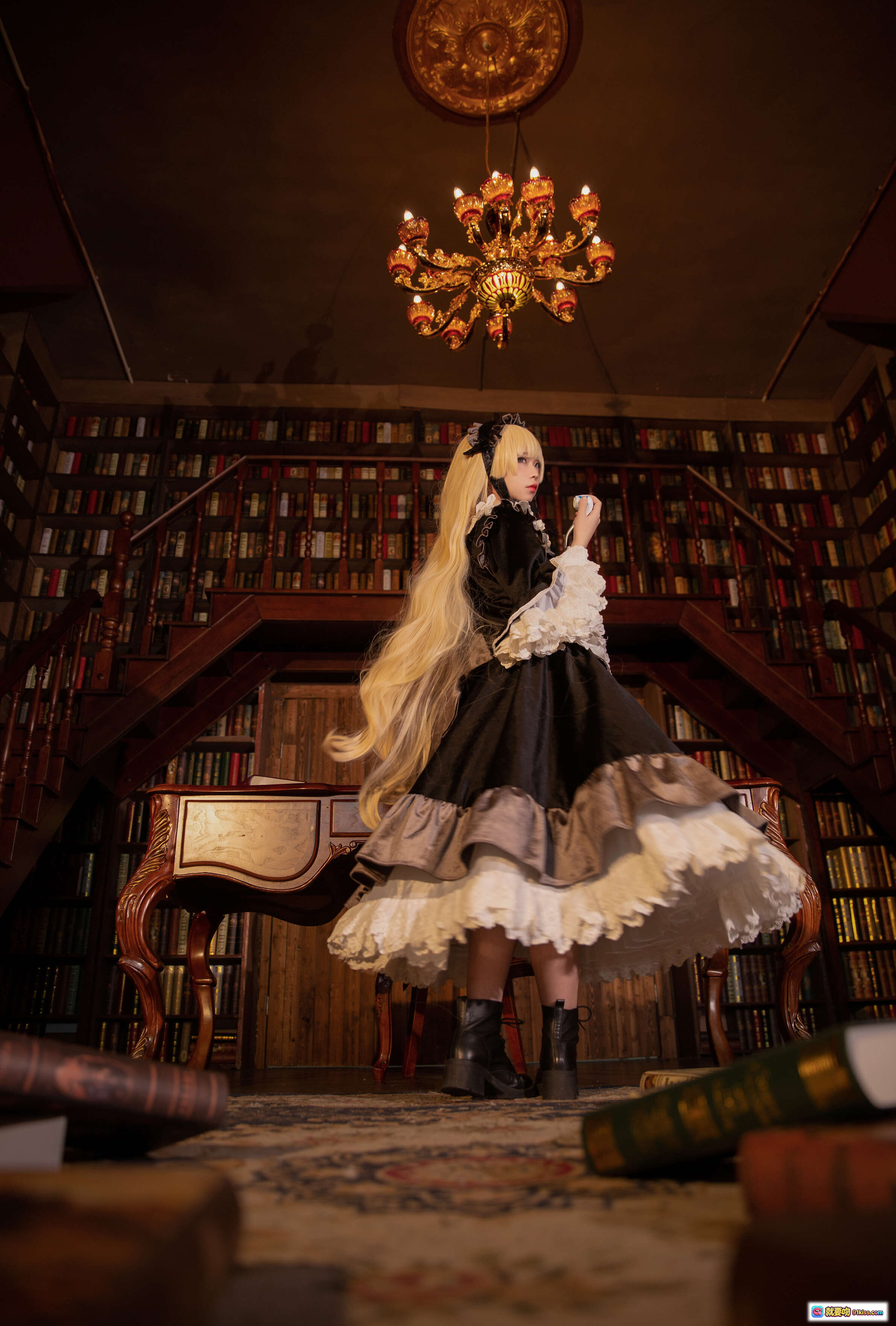 图片[2] - Gosick Cosplay 精美洛丽塔裙装 图书馆场景 欧式复古风 17P高清图集 227MB下载 - 就要吻