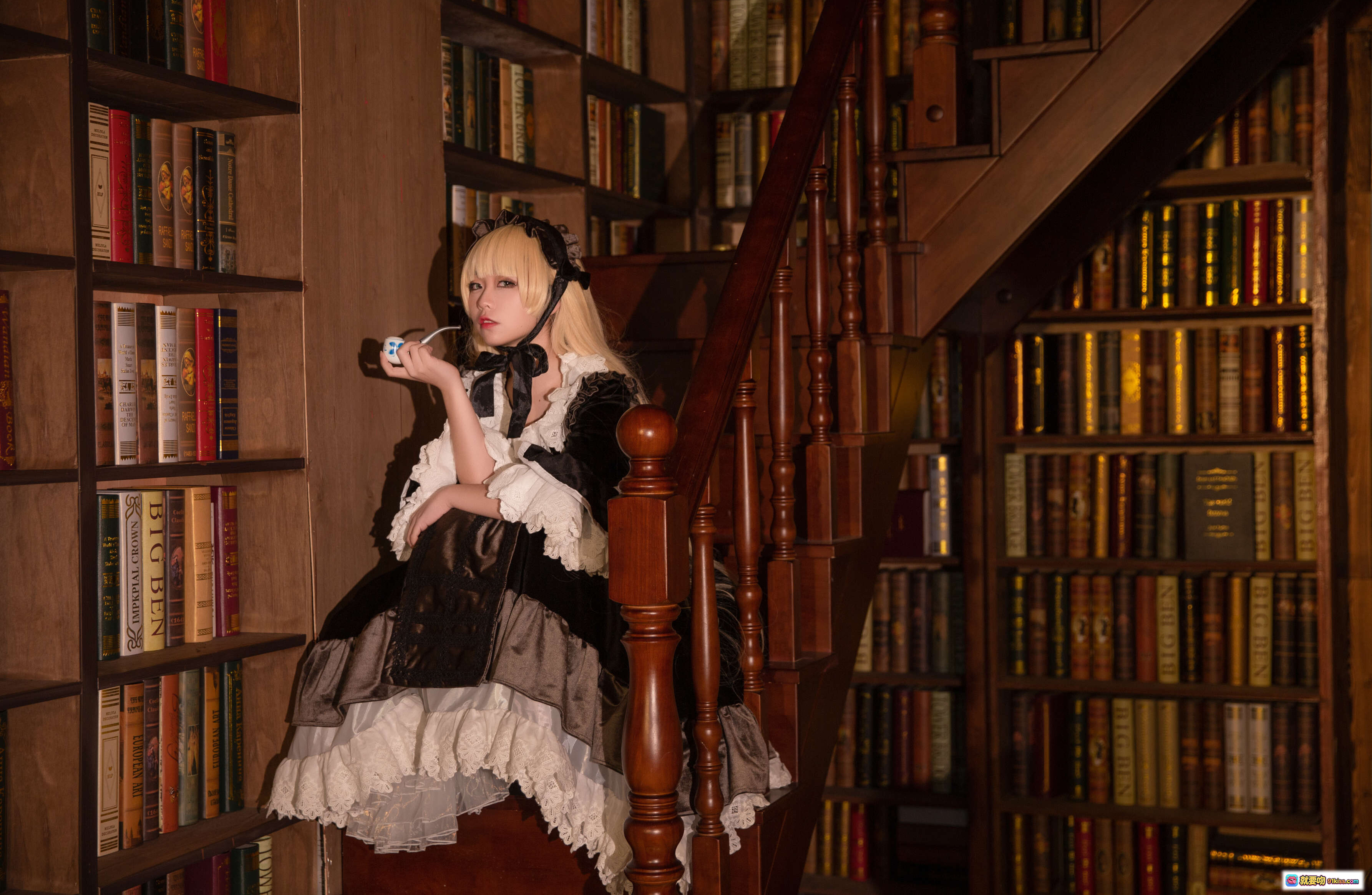 图片[7] - Gosick Cosplay 精美洛丽塔裙装 图书馆场景 欧式复古风 17P高清图集 227MB下载 - 就要吻