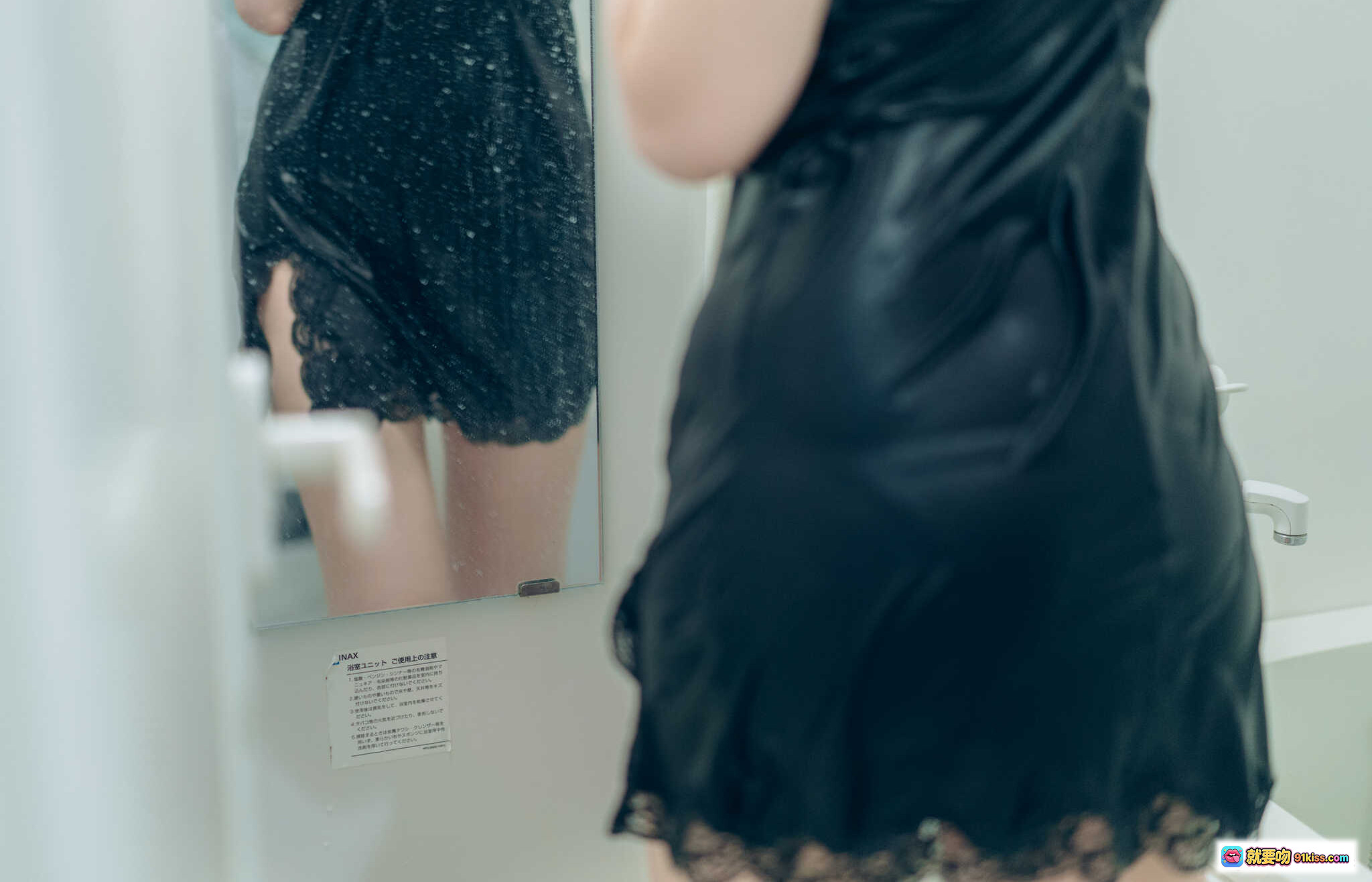 图片[8] - 霜月shimo NO.043 SPRING 厨房女仆装写真 54P高清图集 黑色比基尼+围裙 甜美少女风 烹饪场景实拍 78MB下载 - 就要吻