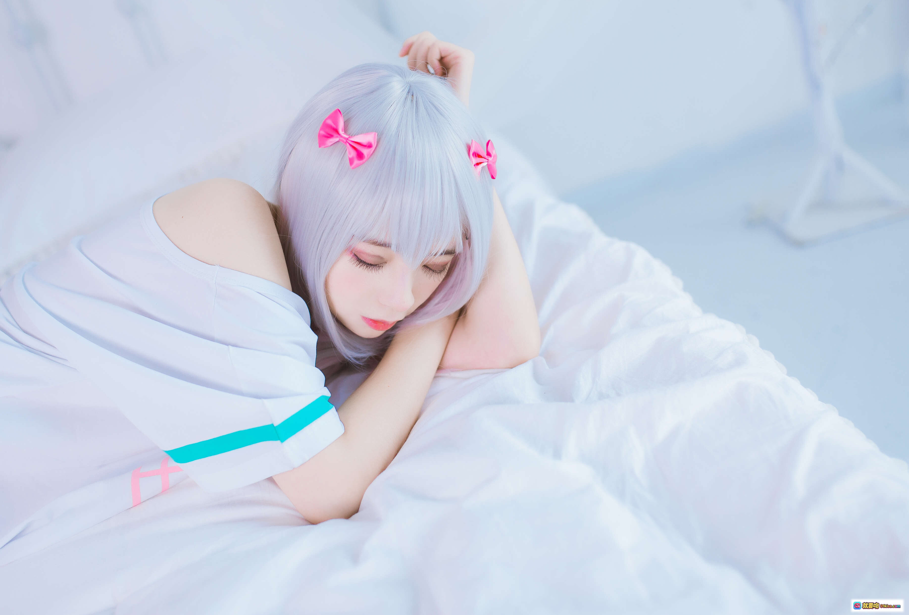 图片[4] - 疯猫ss NO.062 纱雾 37P 196MB 白色床单美腿特写 清新少女风 无视频纯图包 - 就要吻