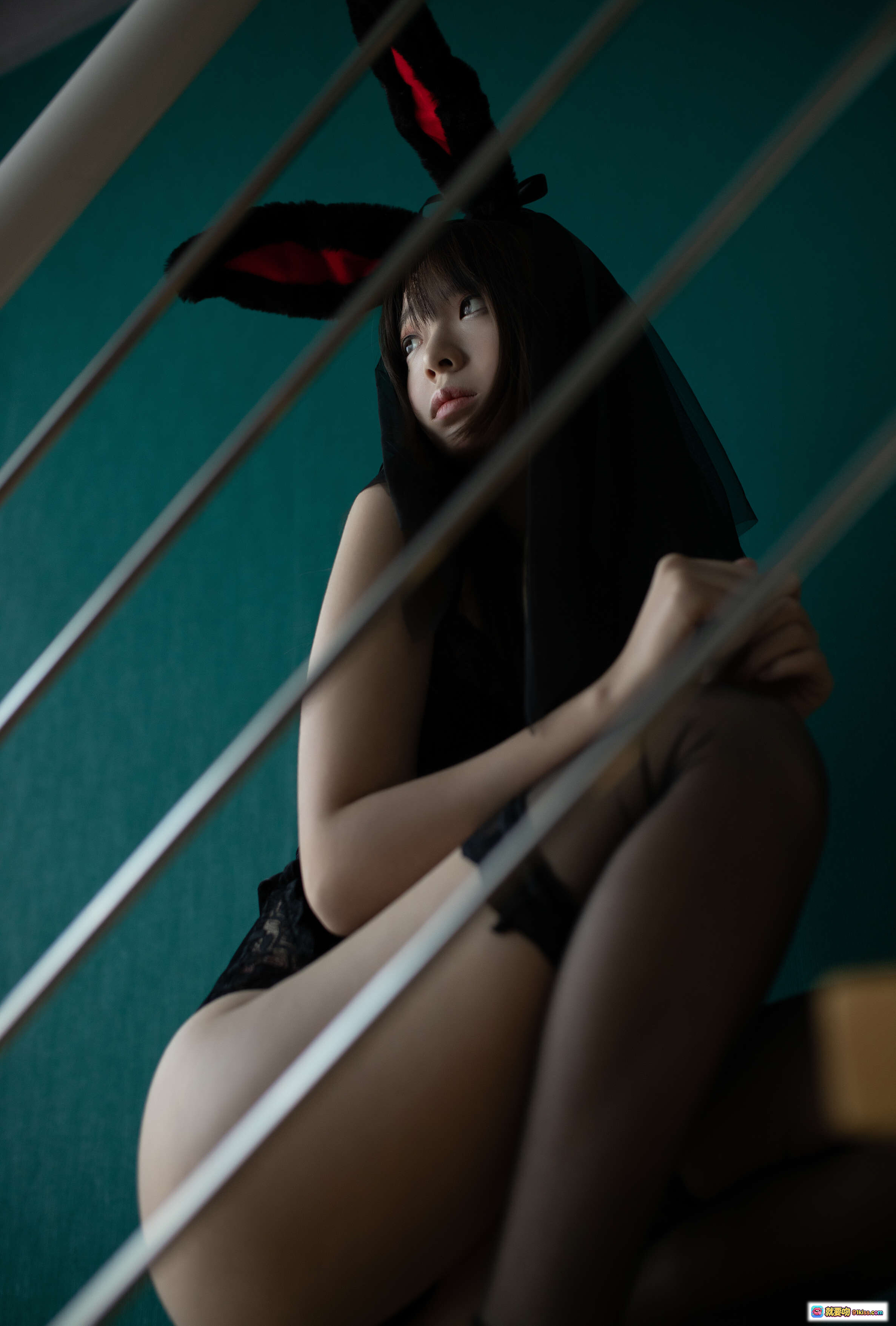 图片[2] - 疯猫ss NO.035 兔女郎黑丝高跟美腿写真 38P优雅性感私房摄影 - 就要吻