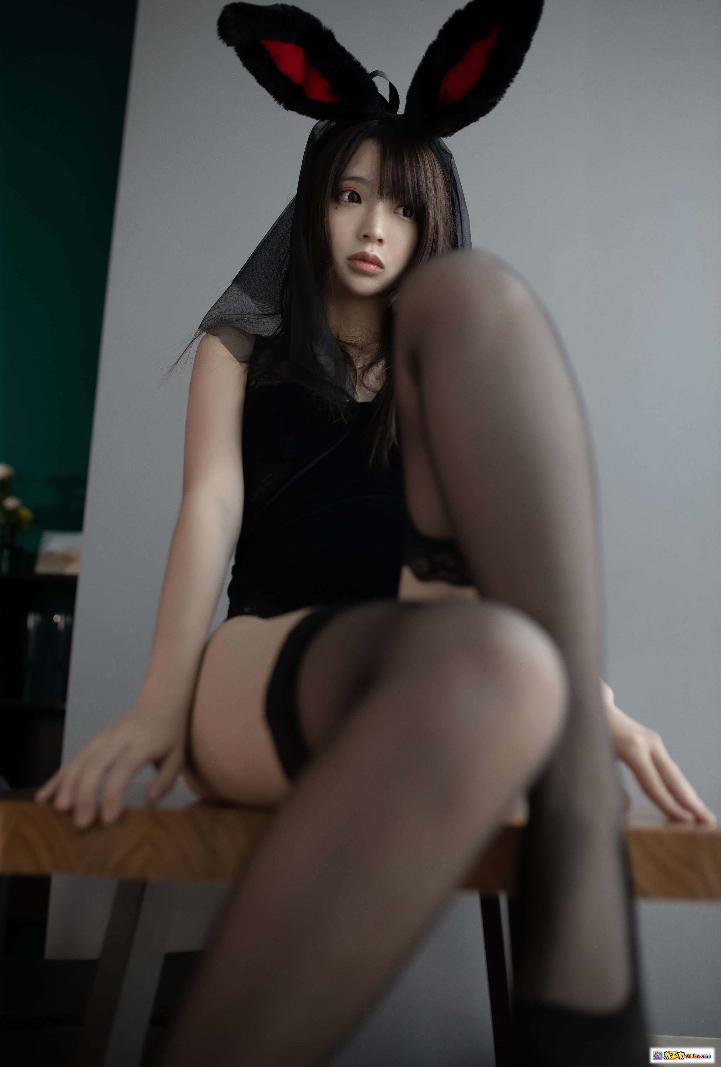 图片[8] - 疯猫ss NO.035 兔女郎黑丝高跟美腿写真 38P优雅性感私房摄影 - 就要吻