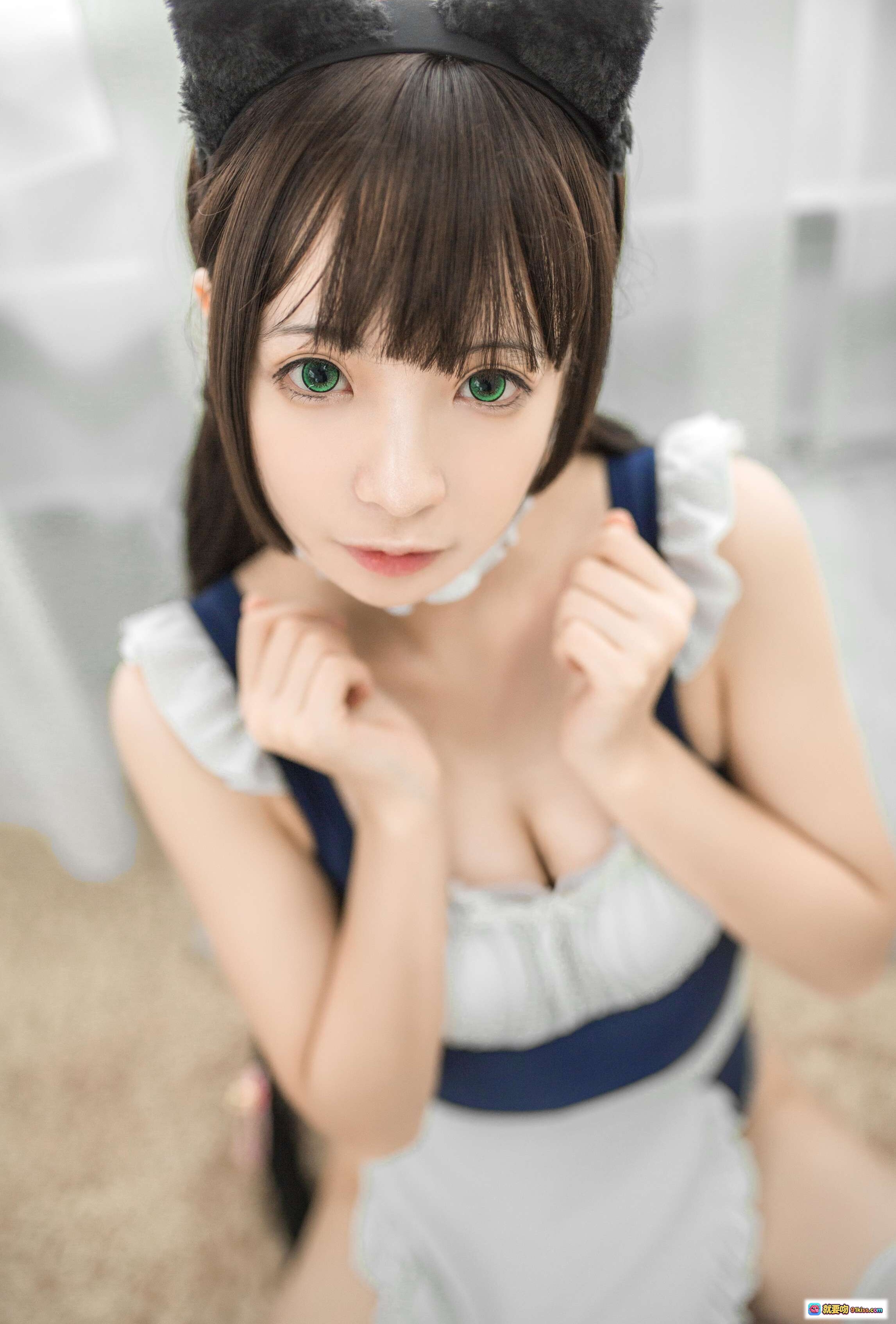 图片[3] - 疯猫ss NO.013 猫耳少女浴缸写真 白色蕾丝裙 清纯可爱 甜美风格 室内私房摄影 23P高清图集 - 就要吻