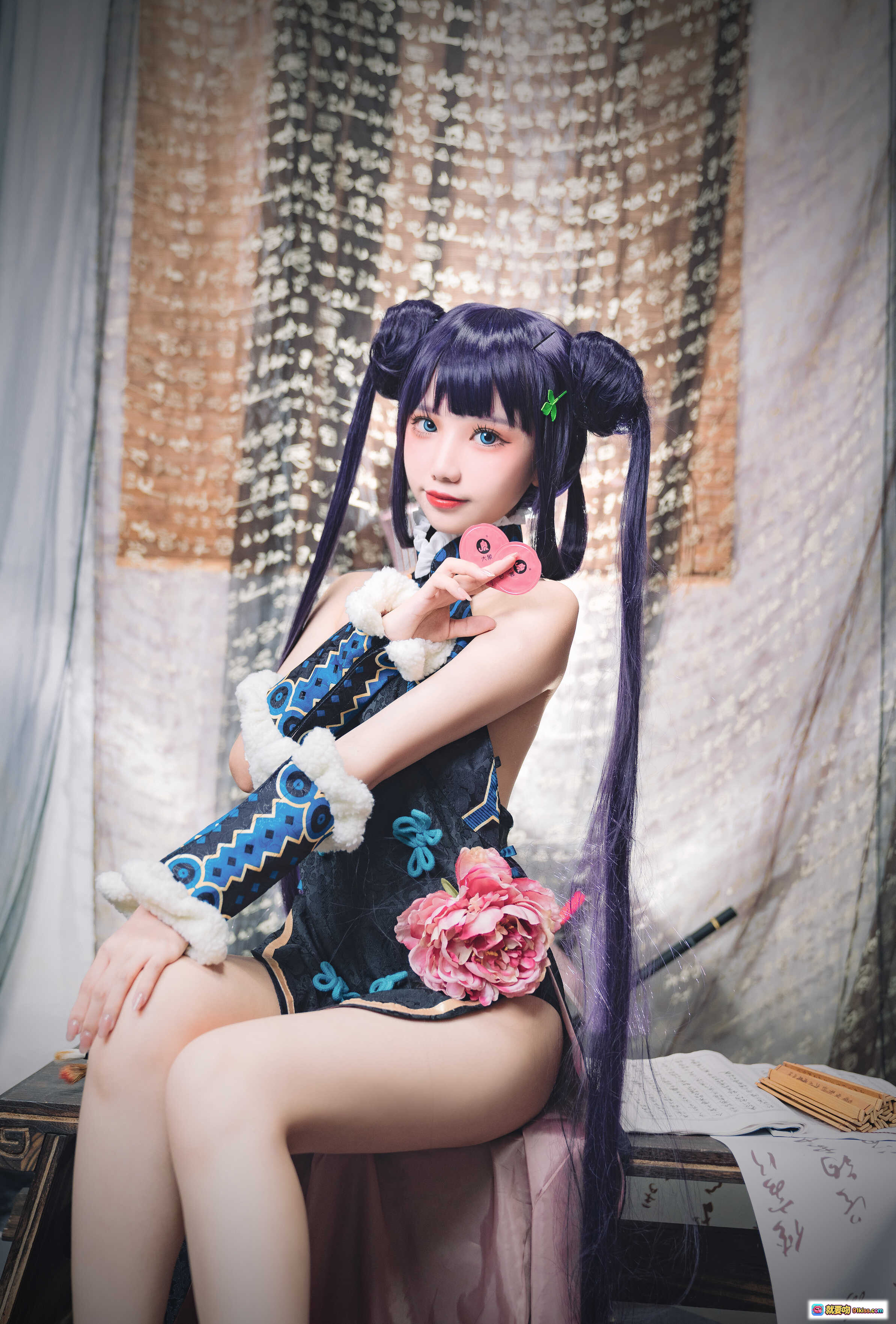 图片[6] - 果咩酱w NO.009 杨贵妃 Cosplay 美腿高跟旗袍古风写真 30P 1.01GB 东方美学 琵琶道具 和风场景 - 就要吻