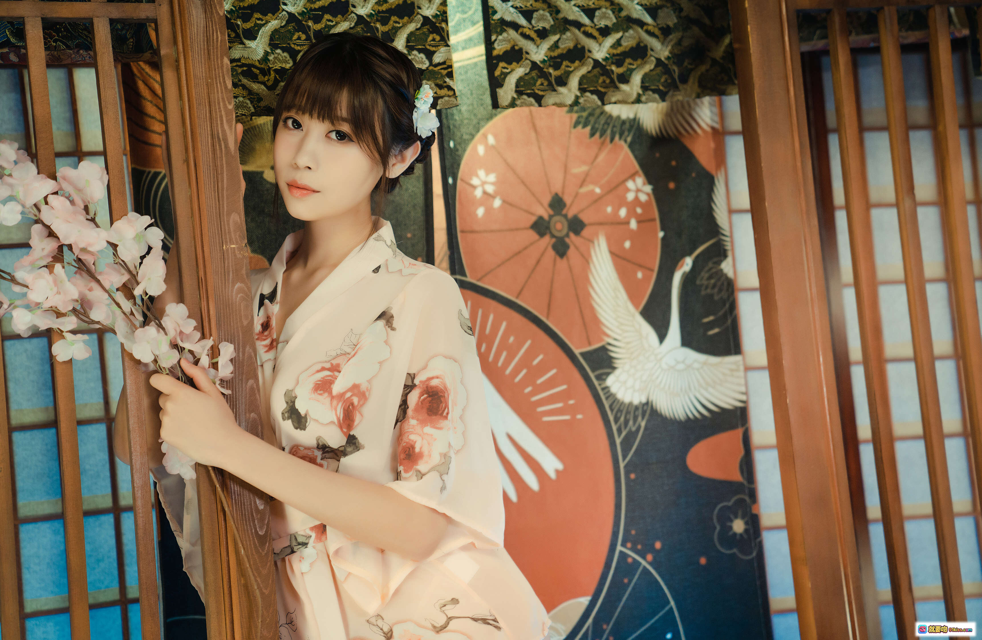 图片[9] - 奈汐酱Nice NO.035 老板娘4.0 日式居酒屋写真 30P高清美图 和风浴衣性感私房照 木质吧台氛围感大片 - 就要吻