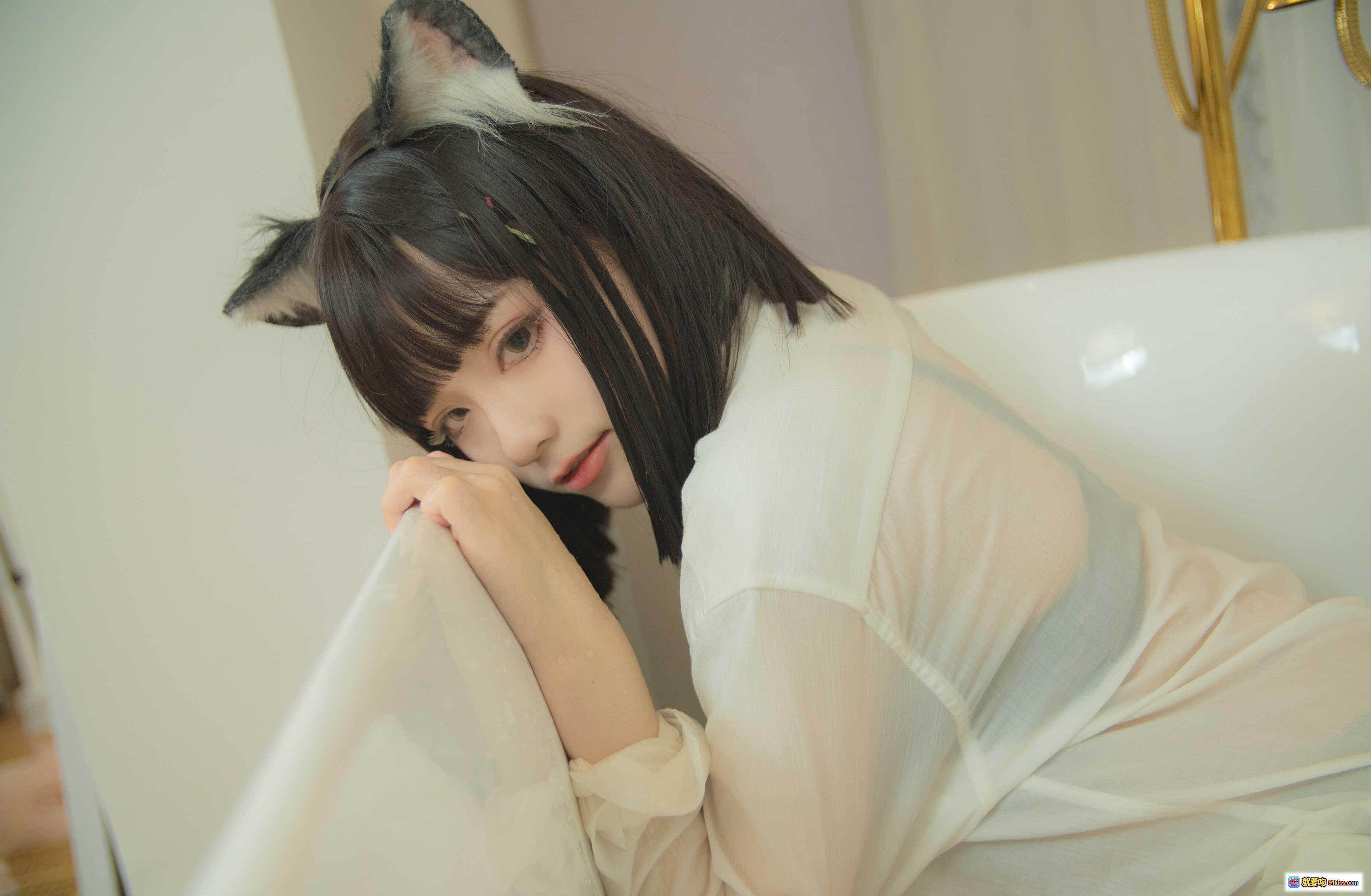 图片[7] - 起司块Wii NO.010猫报恩90P高清美腿浴缸写真 丝滑肌肤水润光泽视觉享受 - 就要吻