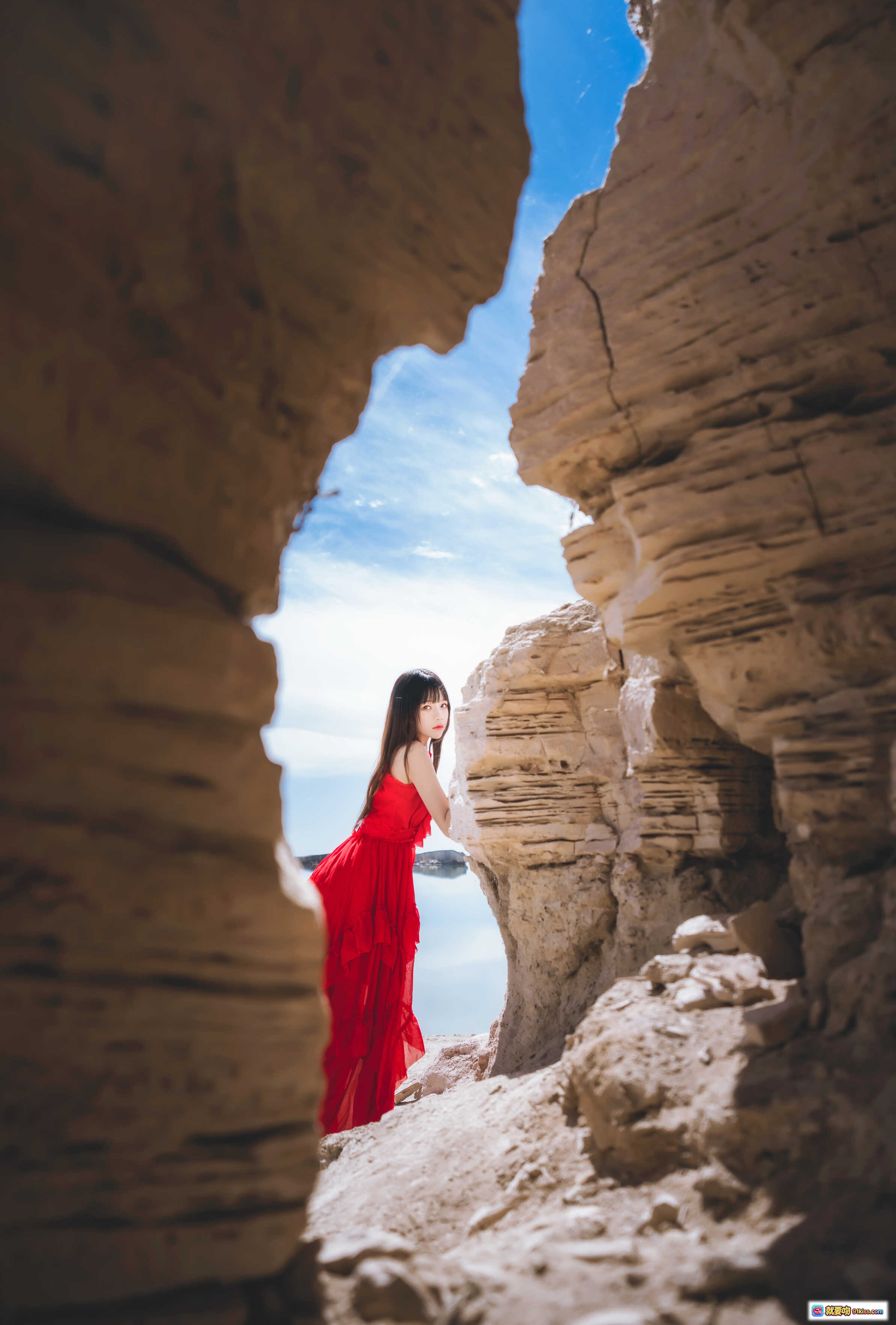 图片[5] - 桜桃喵091炙写真集 红裙海边岩石性感姿态 25P高清美图 461MB大容量下载 - 就要吻