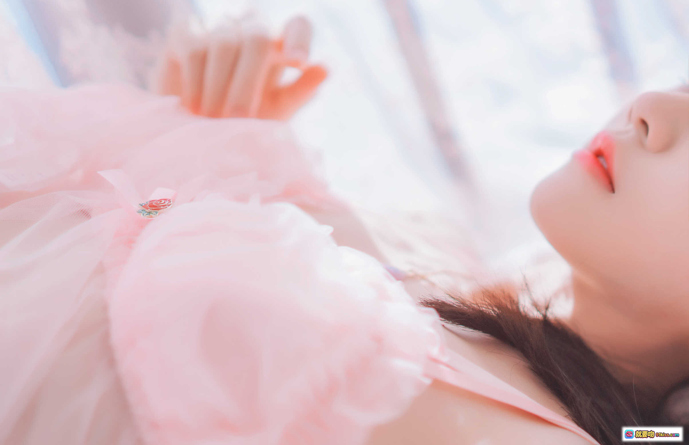 图片[10] - 桜桃喵071初恋01写真集｜粉色蕾丝内衣性感美臀｜柔光梦幻氛围｜高清30P私房摄影 - 就要吻