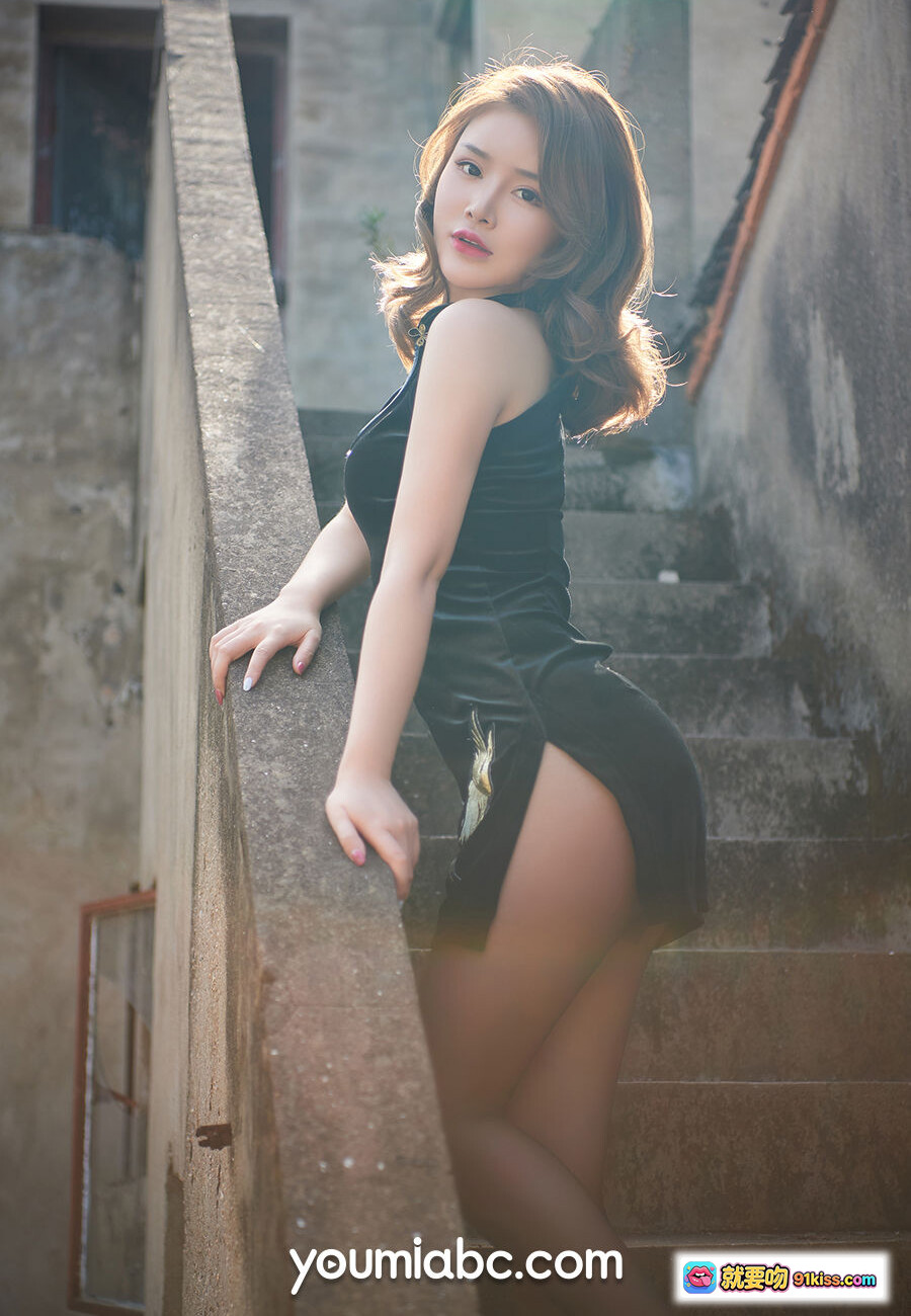 图片[10] - 乡间娇女陈宇曦古宅写真｜黑色吊带性感出镜｜YouMi尤蜜2020.01.17高清美图 - 就要吻