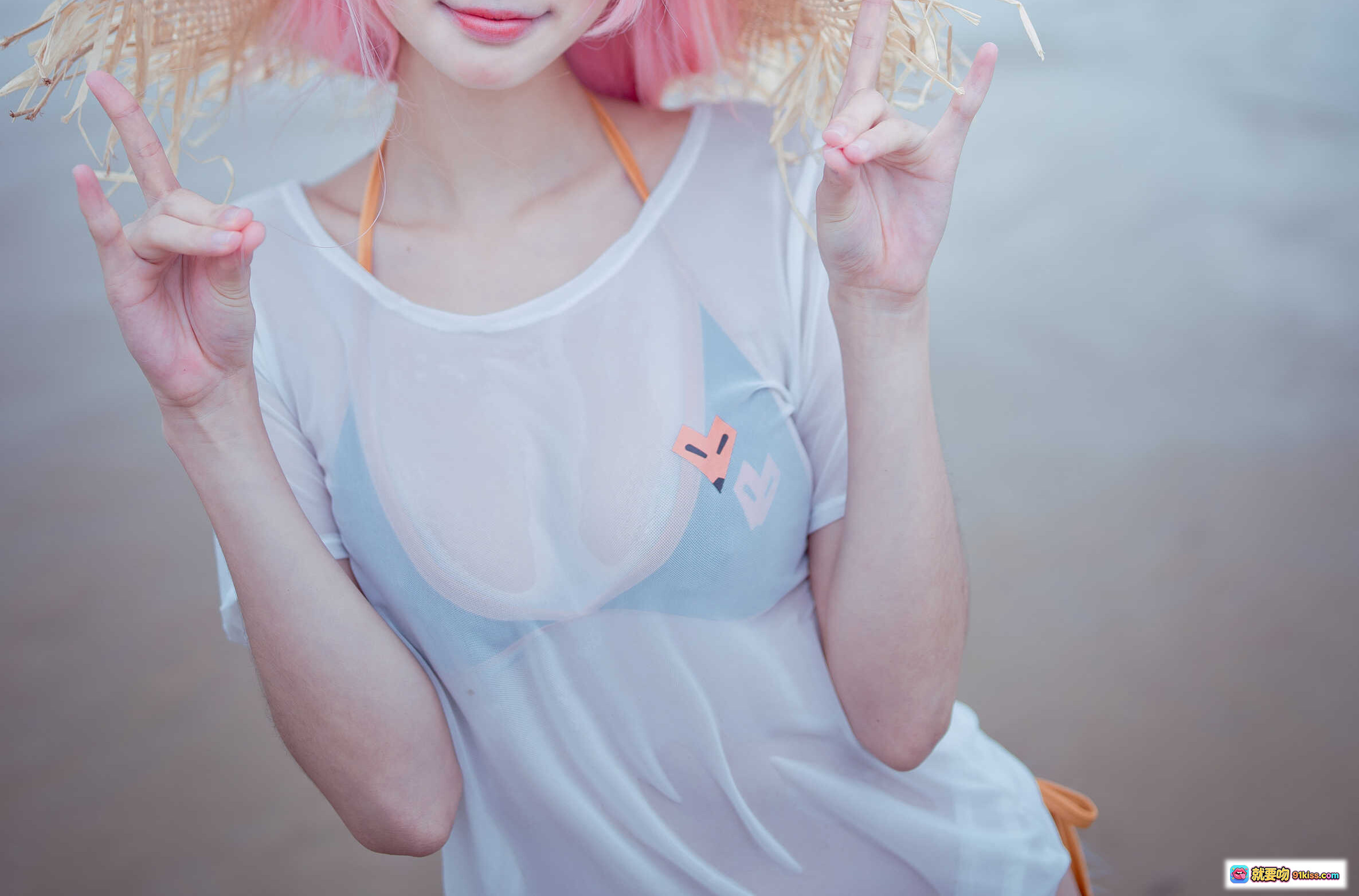 图片[4] - 周叽可爱兔兔NO.033小玉泳装海边岩石写真23P高清美图 - 就要吻