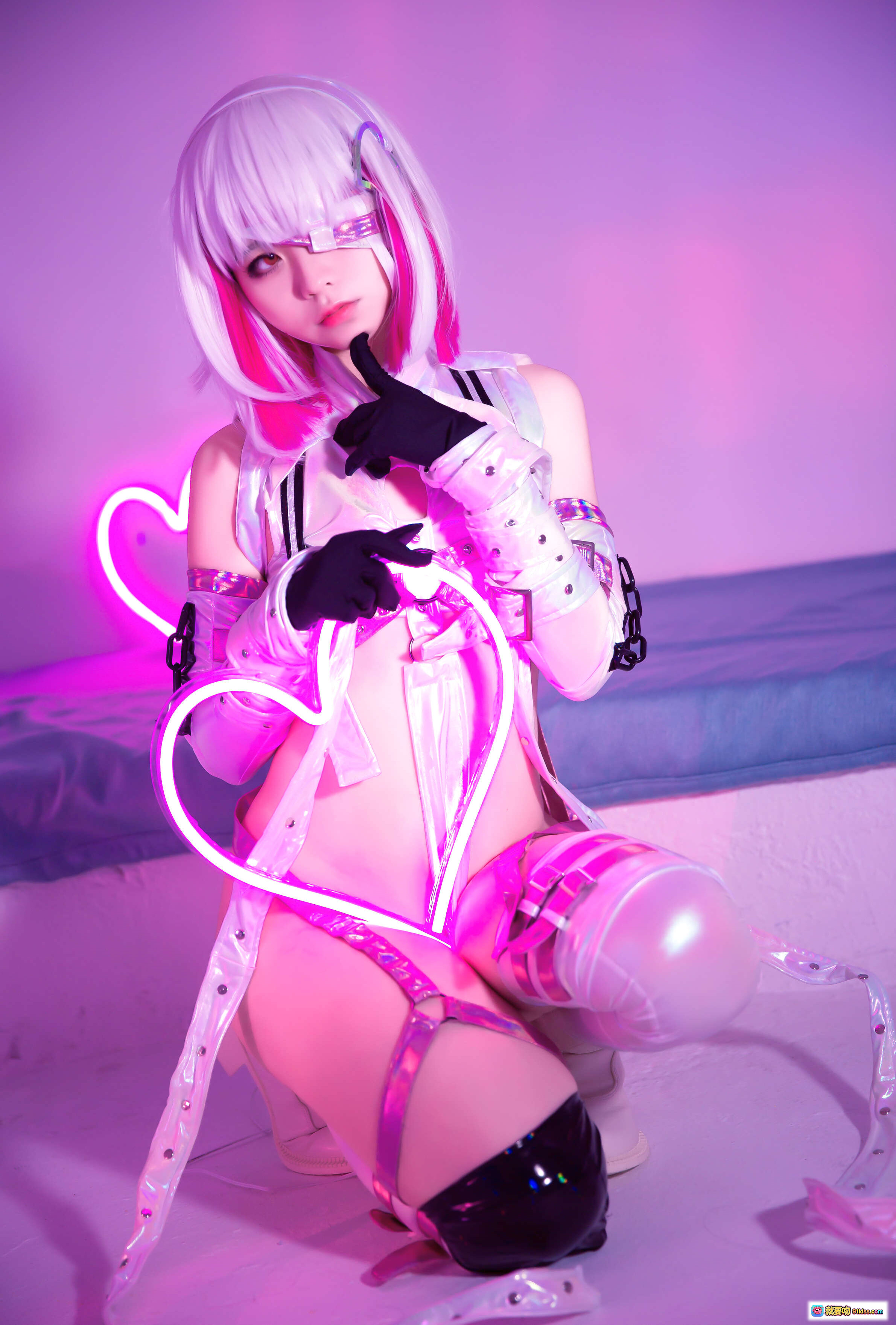 图片[7] - G44不会受伤 NO.035 珀尔诺 多娜多娜一起来做坏事吧 白发粉挑染 Cosplay 美少女 甜美系 服装精致 背景彩虹阶梯 拍摄高清 34P 236MB - 就要吻