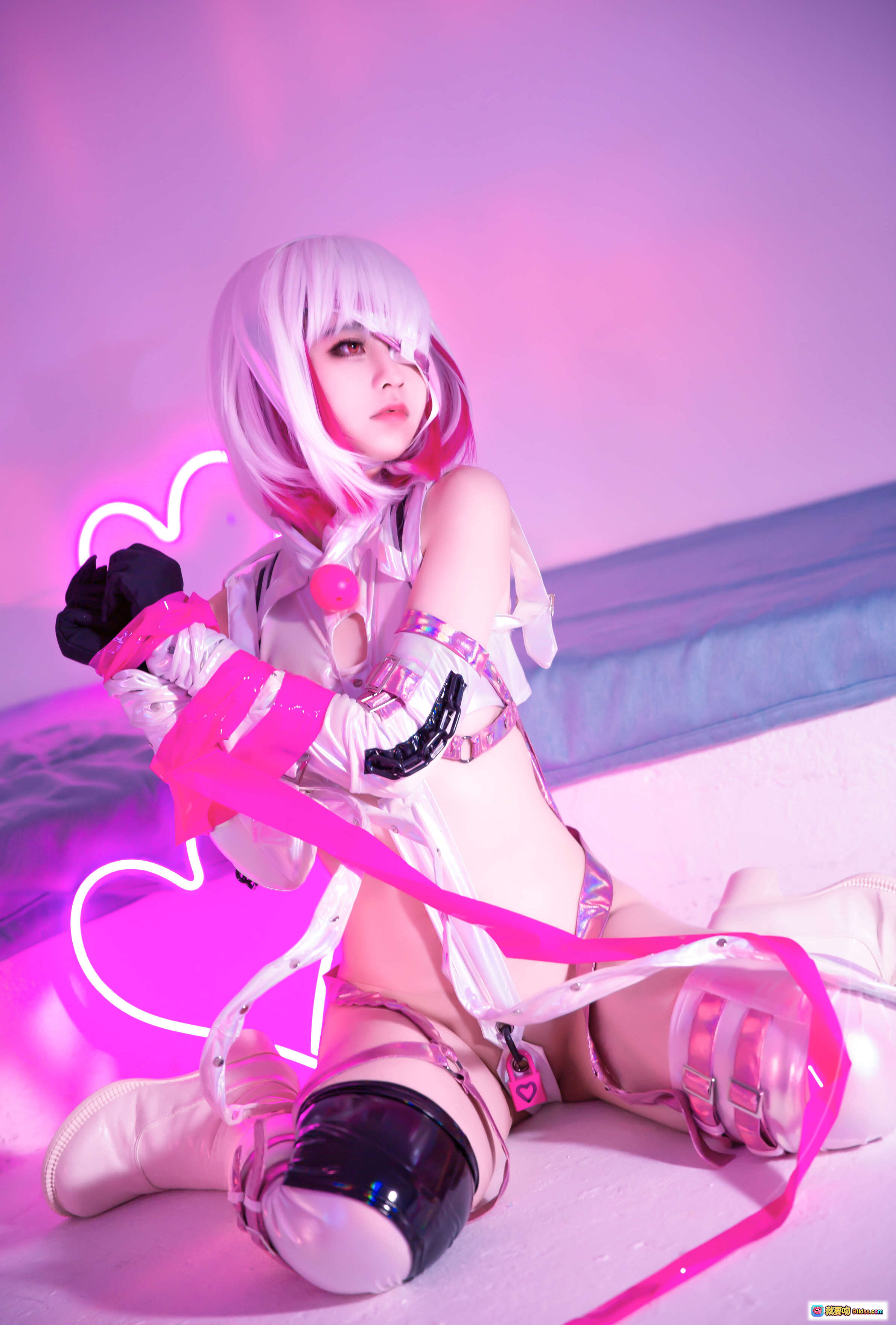 图片[8] - G44不会受伤 NO.035 珀尔诺 多娜多娜一起来做坏事吧 白发粉挑染 Cosplay 美少女 甜美系 服装精致 背景彩虹阶梯 拍摄高清 34P 236MB - 就要吻