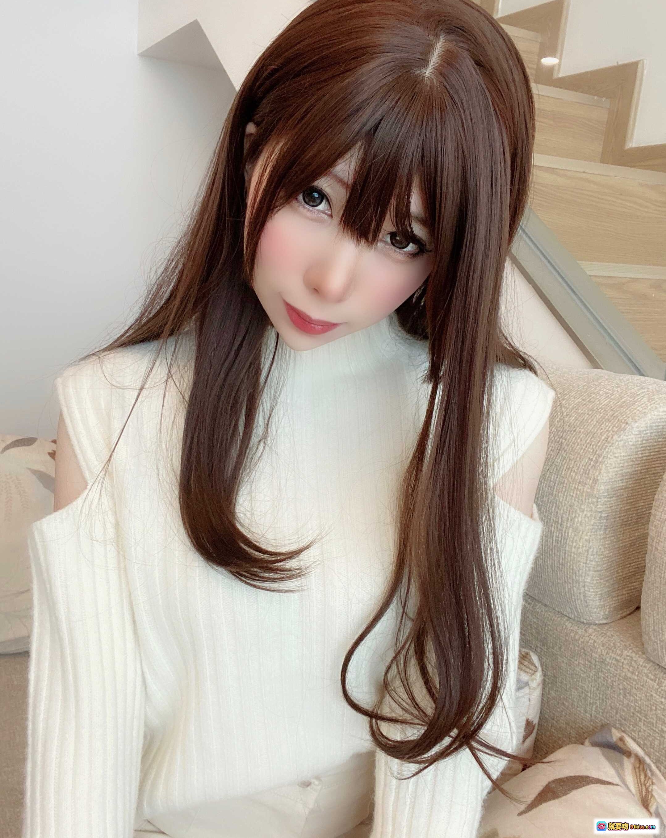 图片[3] - 鹿野希 Vol.14 草莓女友写真集 140P高清美图 白色内衣+长袜+高跟鞋 甜美私房风 室内居家拍摄 276MB下载 - 就要吻