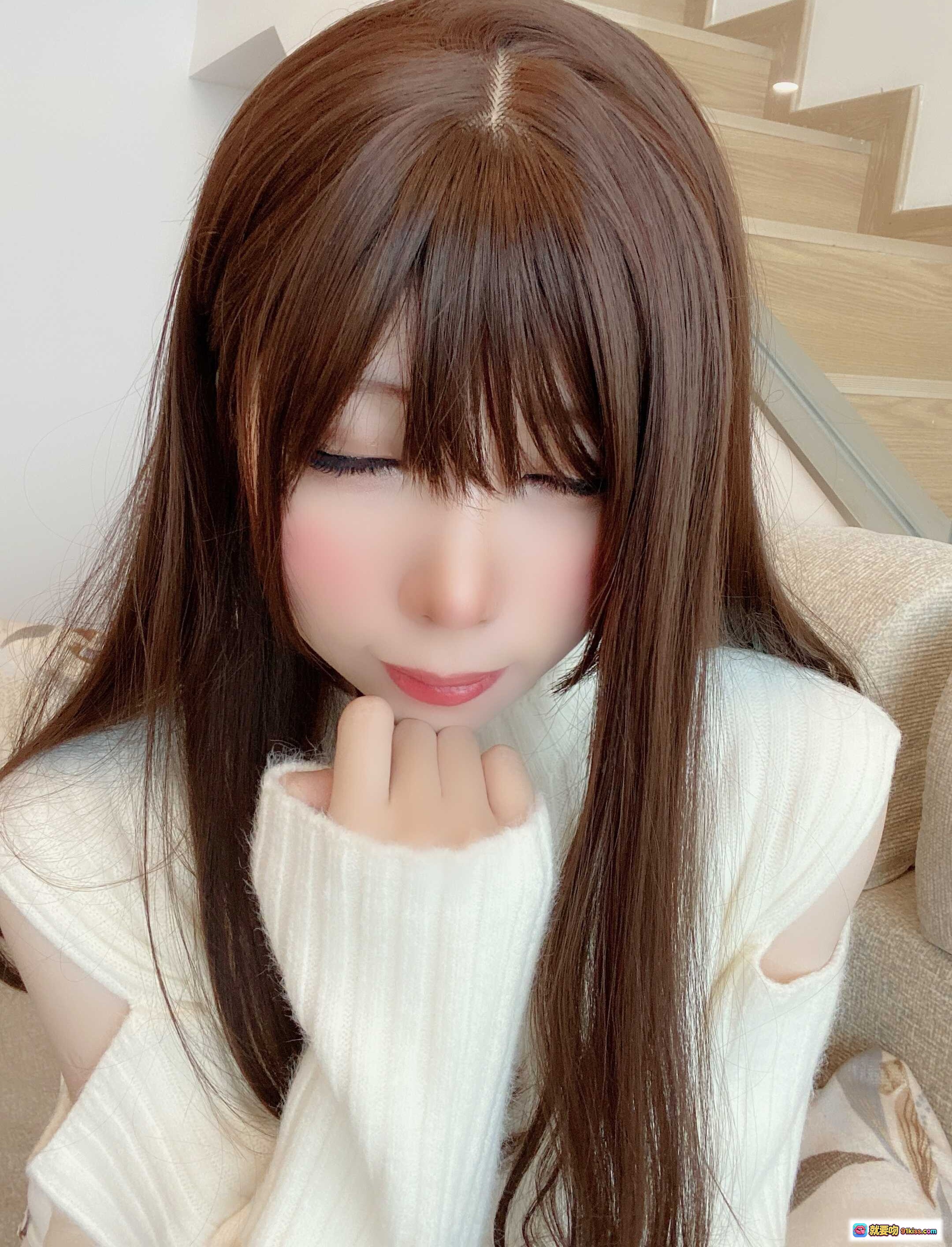 图片[7] - 鹿野希 Vol.14 草莓女友写真集 140P高清美图 白色内衣+长袜+高跟鞋 甜美私房风 室内居家拍摄 276MB下载 - 就要吻