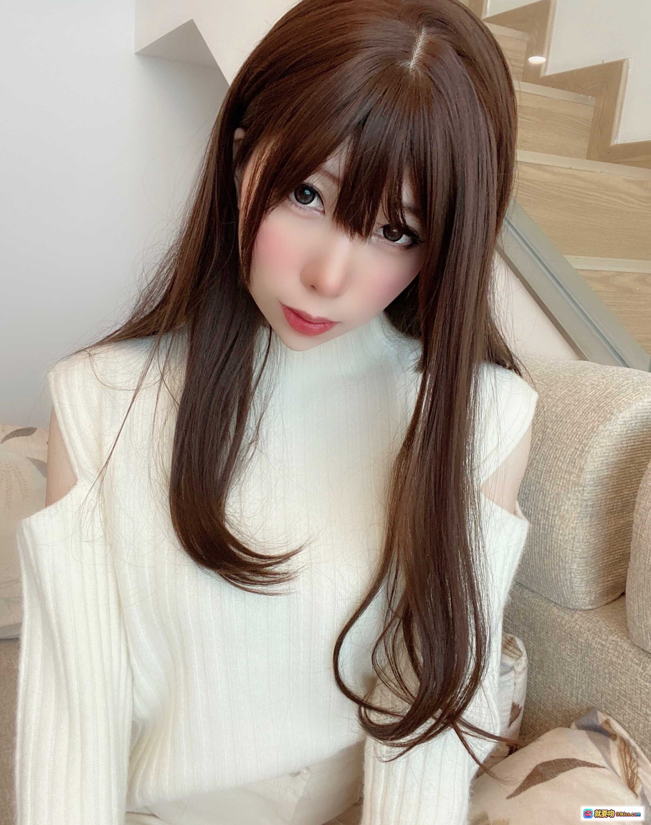 图片[4] - 鹿野希 Vol.14 草莓女友写真集 140P高清美图 白色内衣+长袜+高跟鞋 甜美私房风 室内居家拍摄 276MB下载 - 就要吻