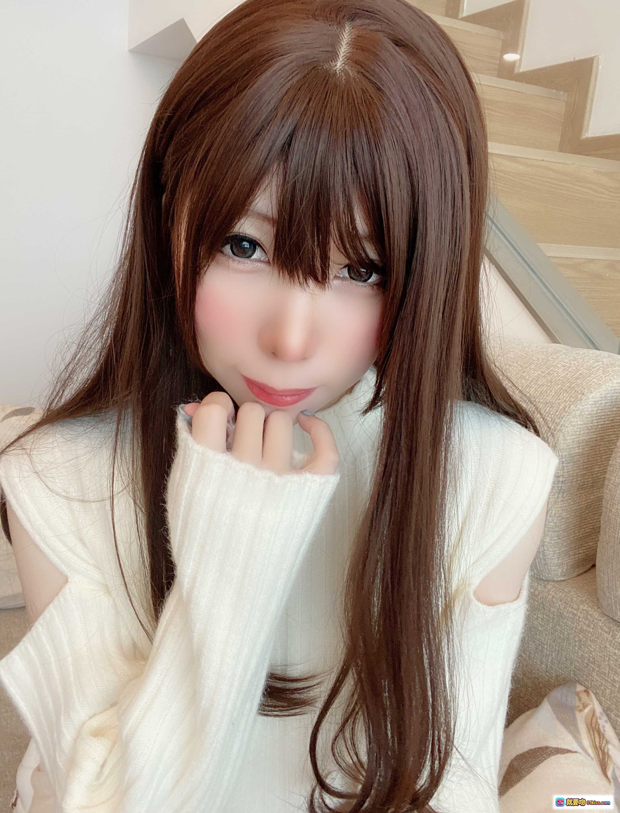 图片[6] - 鹿野希 Vol.14 草莓女友写真集 140P高清美图 白色内衣+长袜+高跟鞋 甜美私房风 室内居家拍摄 276MB下载 - 就要吻