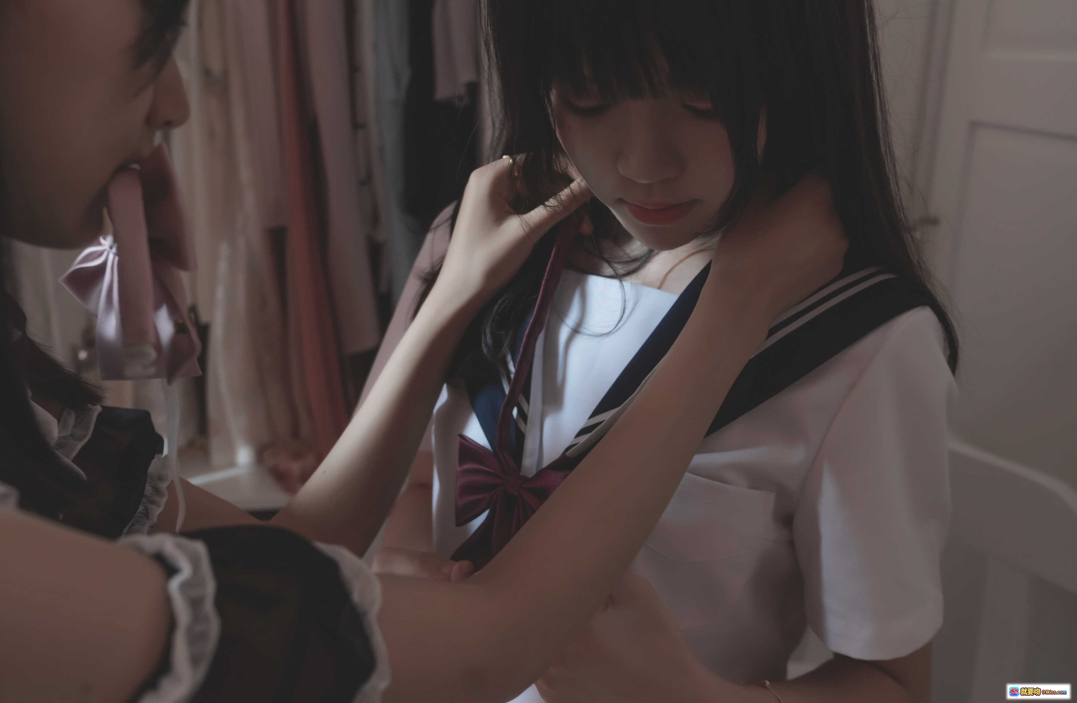 图片[4] - 桜桃喵066皆 制服×妹抖写真集 33P高清美臀蕾丝内裤诱惑特辑 - 就要吻