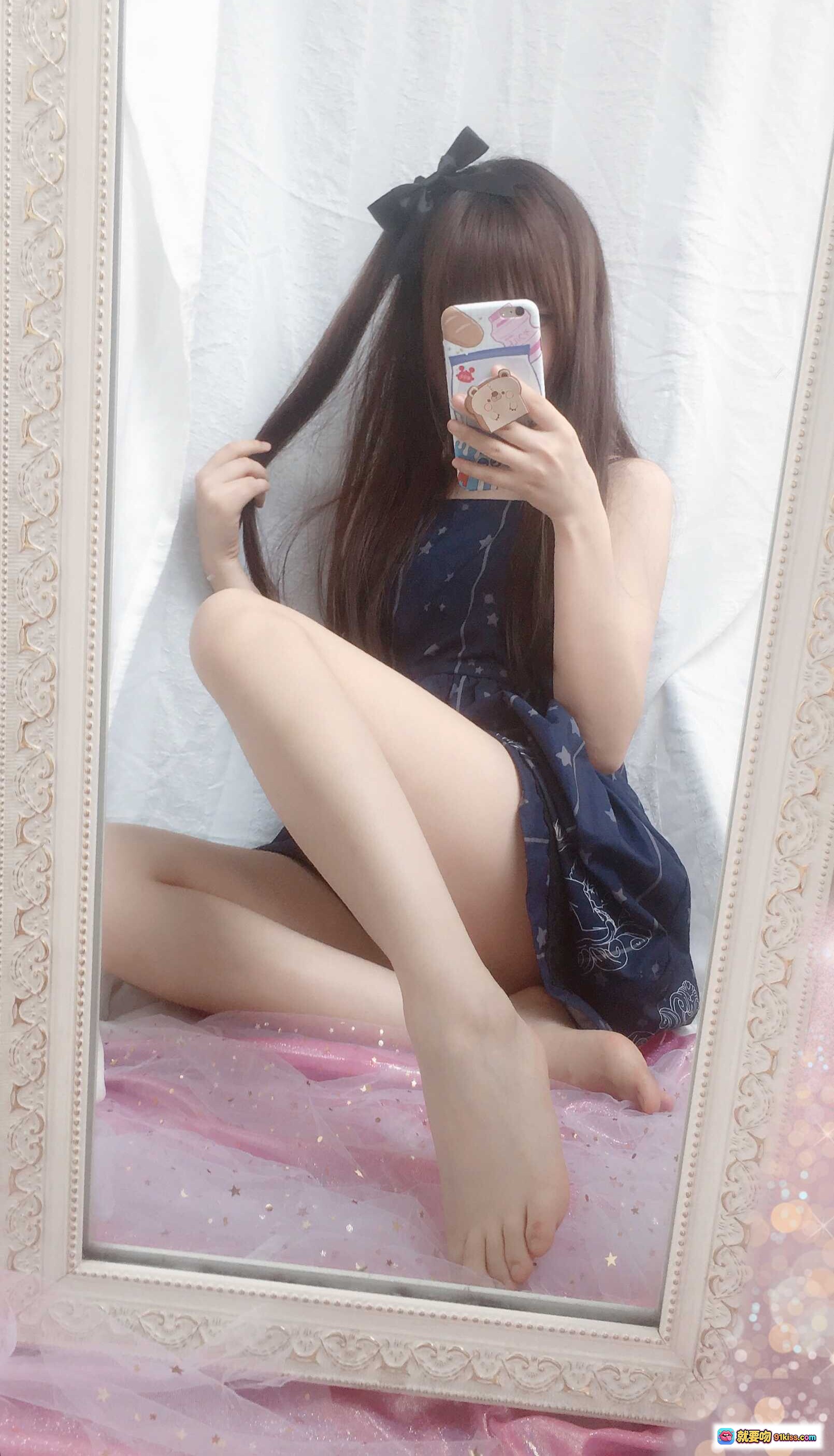 图片[5] - 雪琪SAMA NO.027 自拍足控写真 甜美猫耳耳机少女 腿部特写私房照 19P高清图集 - 就要吻