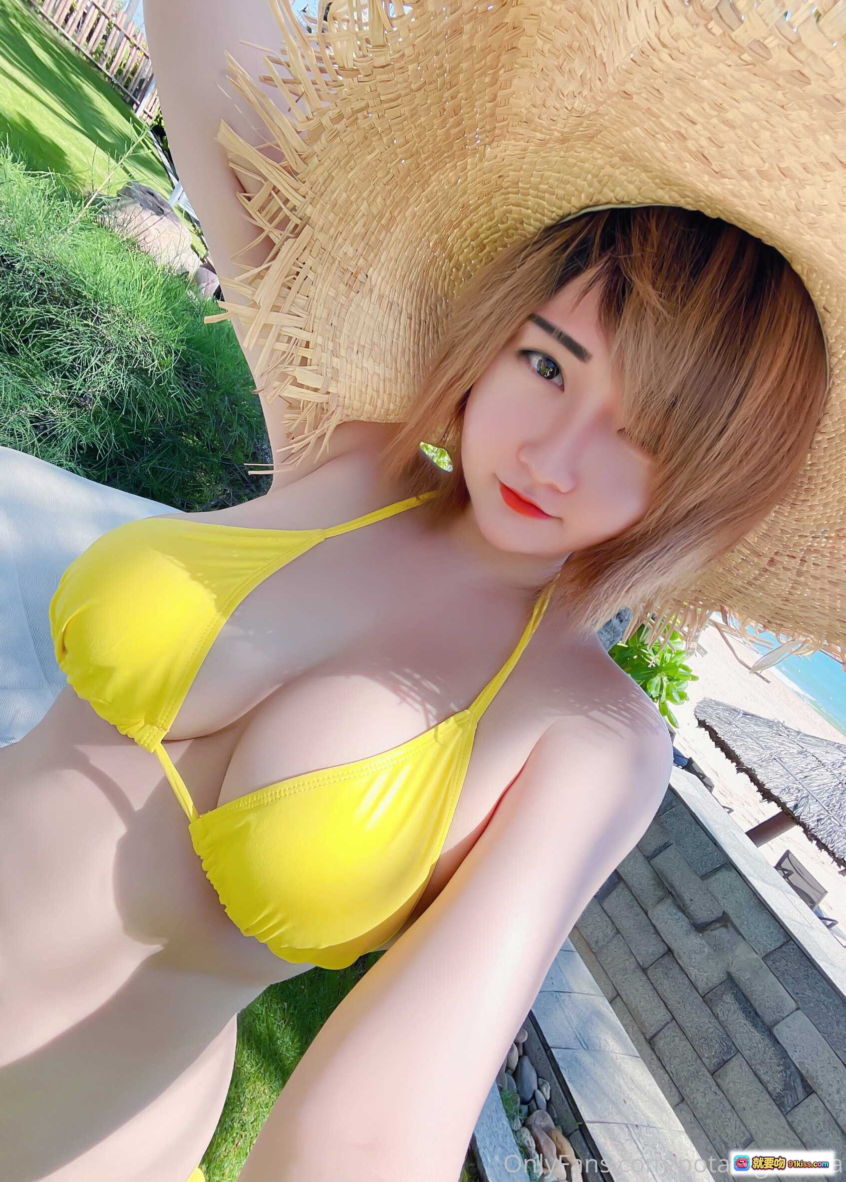 图片[8] - 黄色比基尼美女椰林吊床写真 | 热带海滩度假风 | 清新自然阳光美拍 | 25P高清图集 - 就要吻