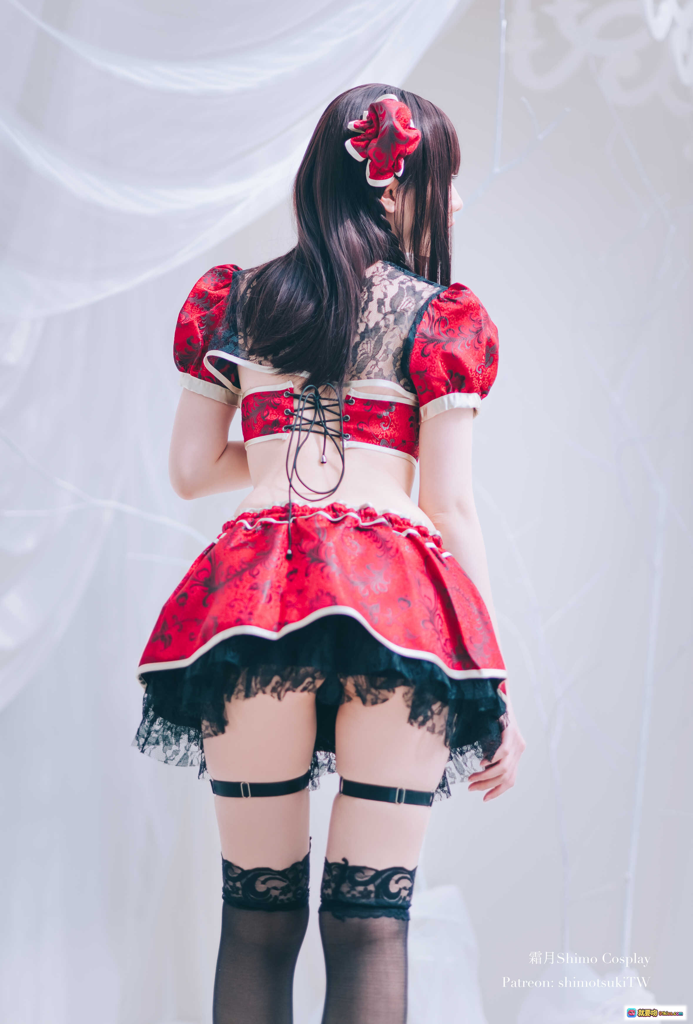 图片[9] - 霜月shimo NO.031 中华娘写真 27P 317MB 红色旗袍双马尾甜美少女风 cosplay摄影集 - 就要吻